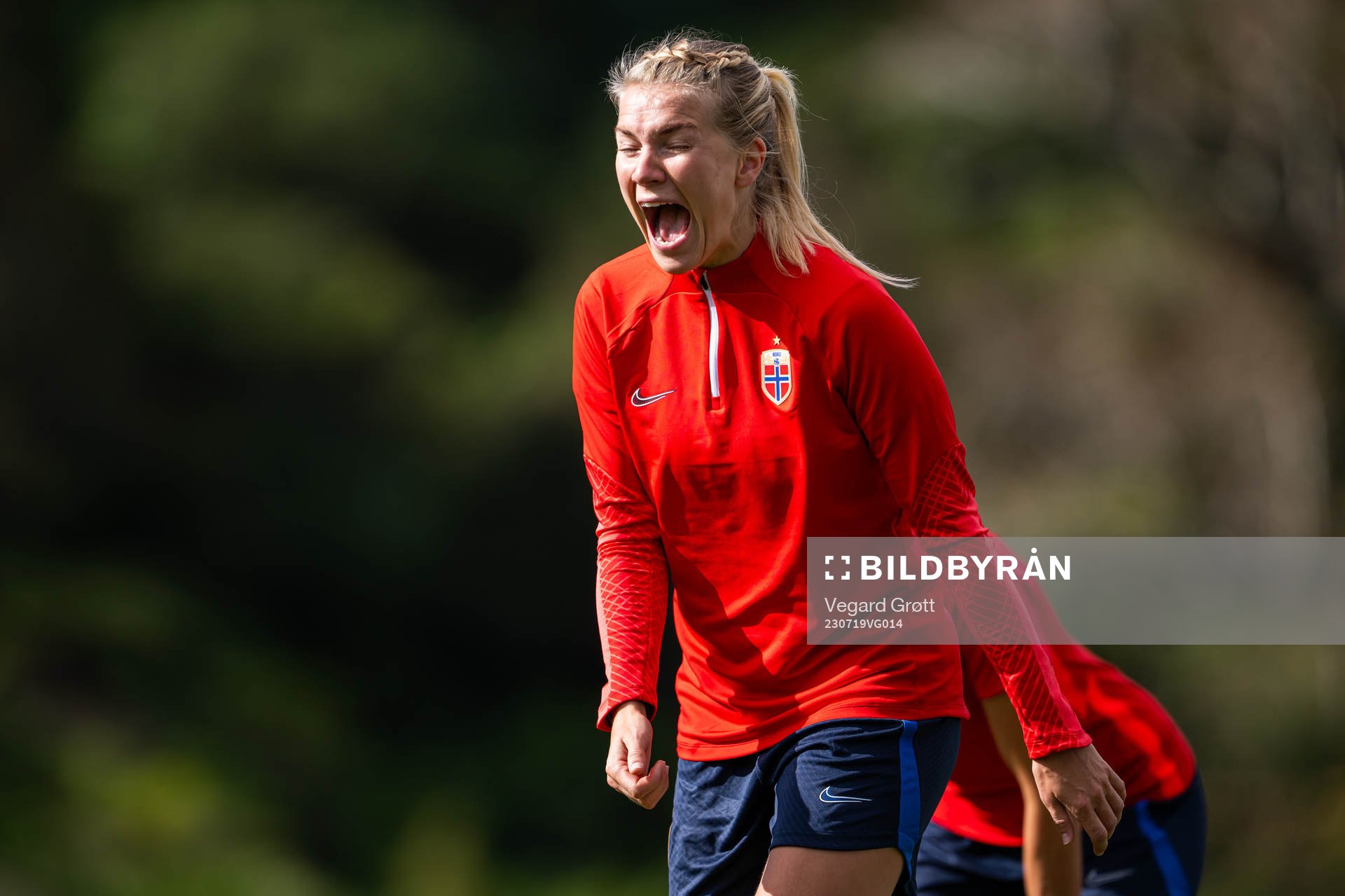 Ada Hegerberg of the Norwegian women’s national football