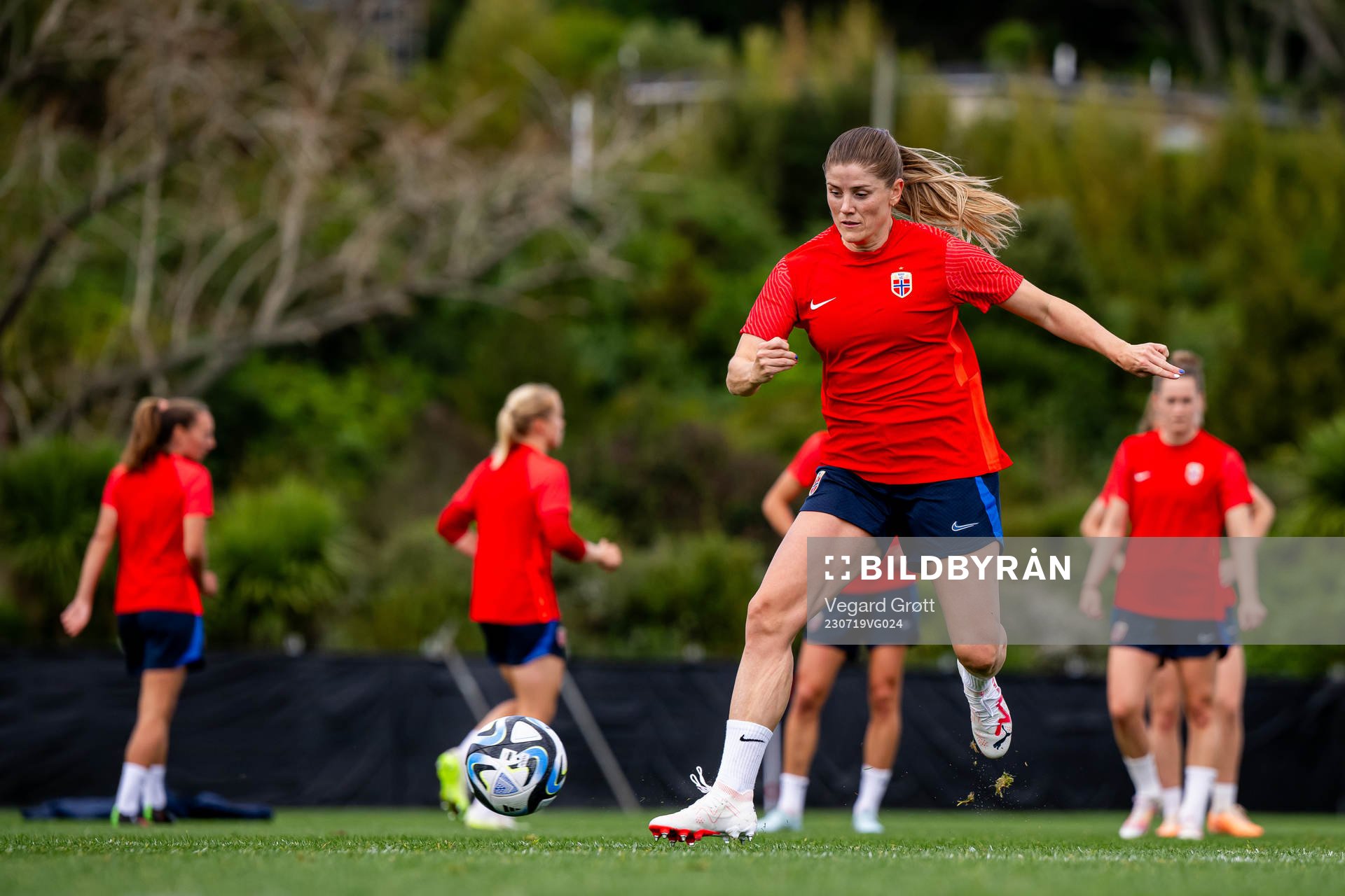 Maren Mjelde of the Norwegian women’s national football