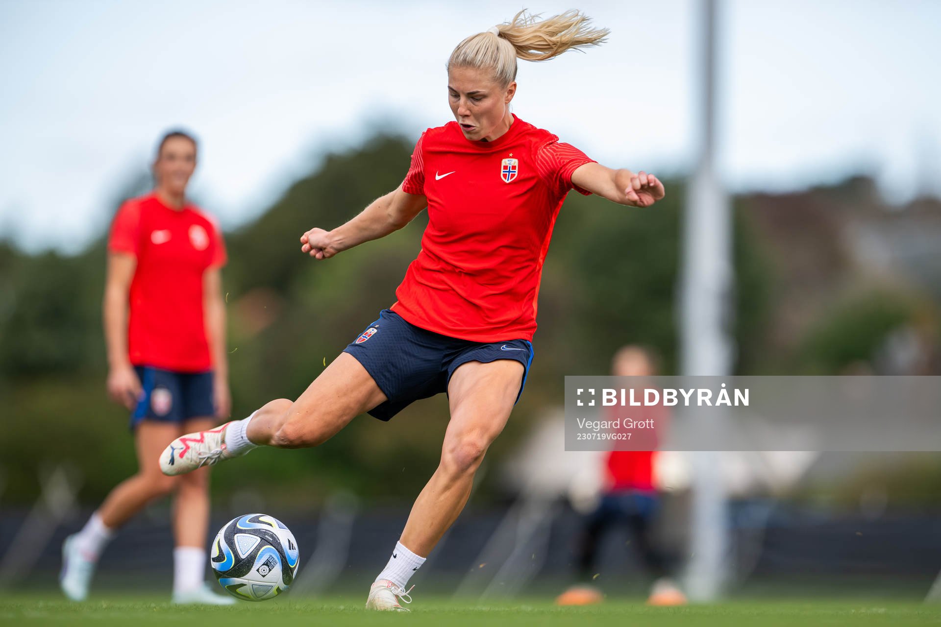 Sophie Román Haug of the Norwegian women’s national