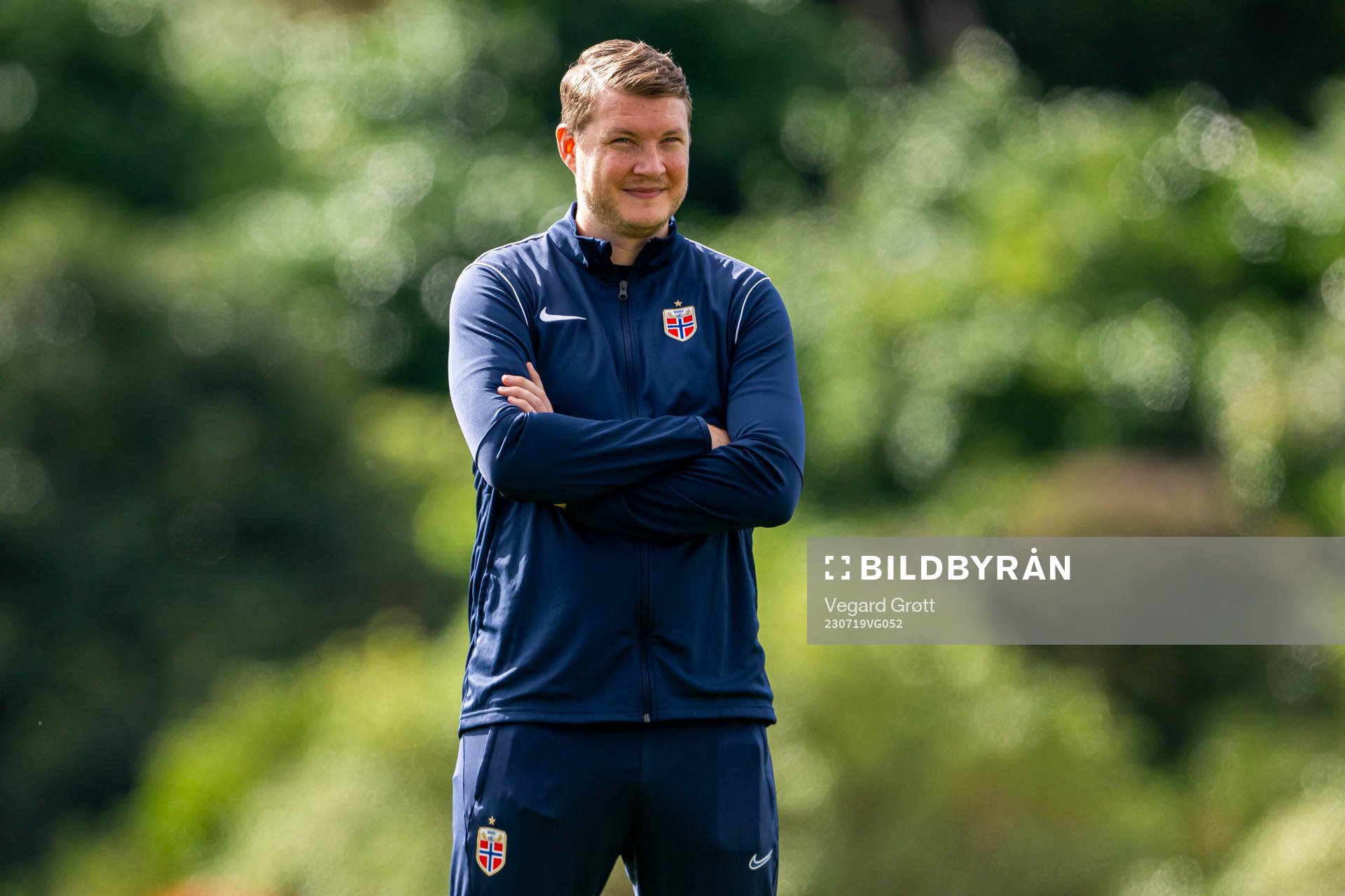 Marius Eriksrud, masseur of the Norwegian women’s