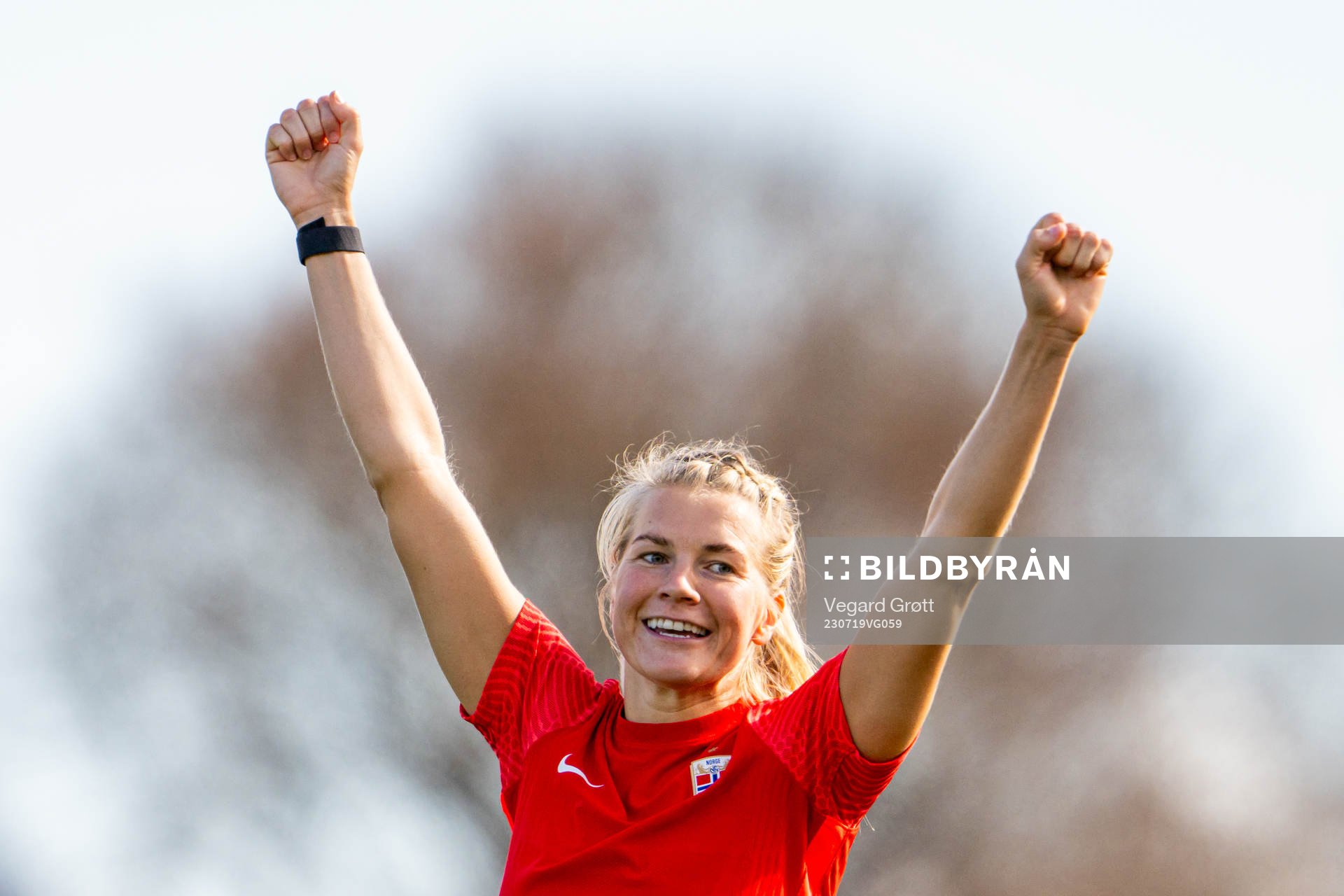 Ada Hegerberg of the Norwegian women’s national football