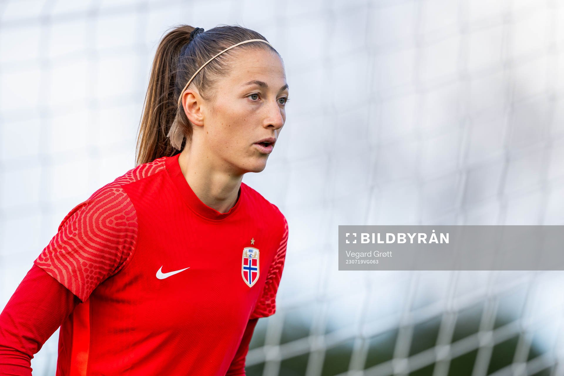 Goalkeeper Cecilie Fiskerstrand of the Norwegian women’s