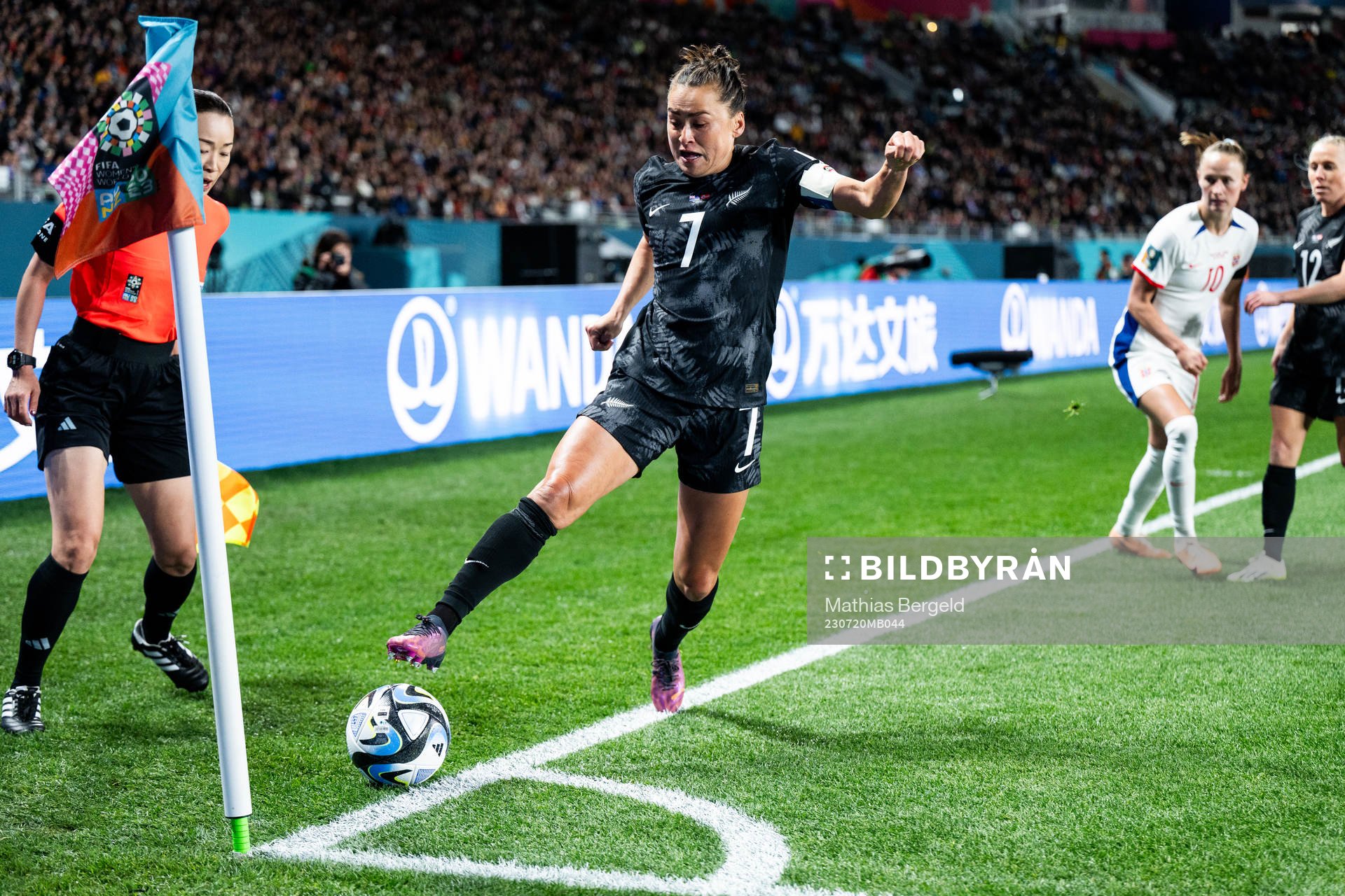 Ali Riley of New Zealand