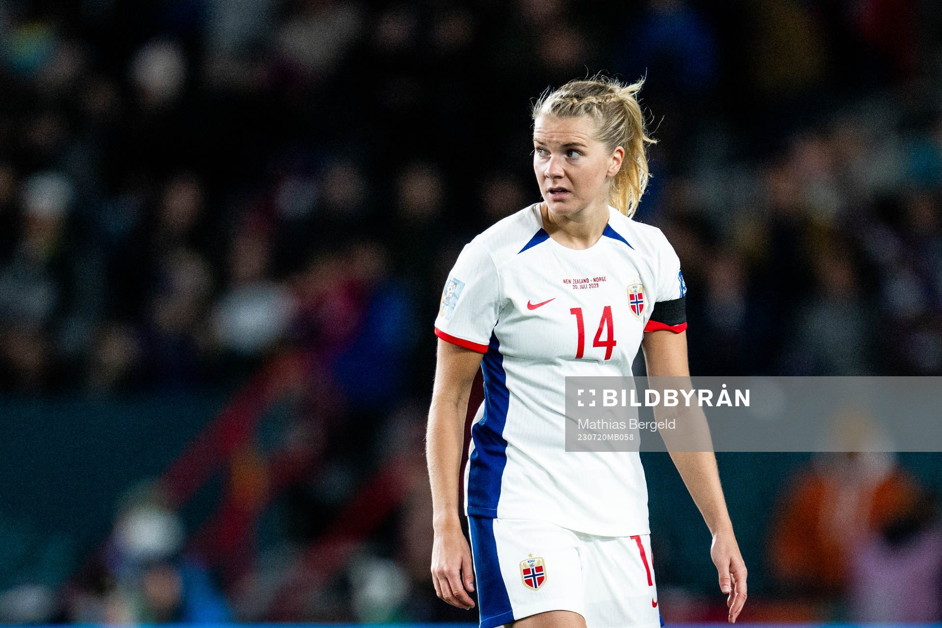 Ada Hegerberg of Norway looks dejected