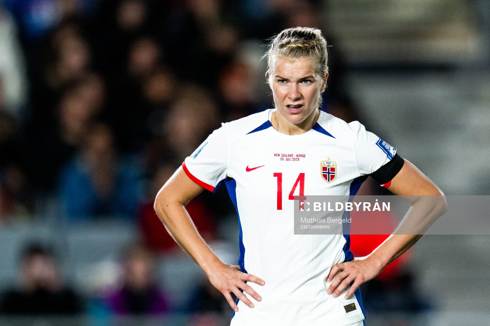 Ada Hegerberg of Norway looks dejected