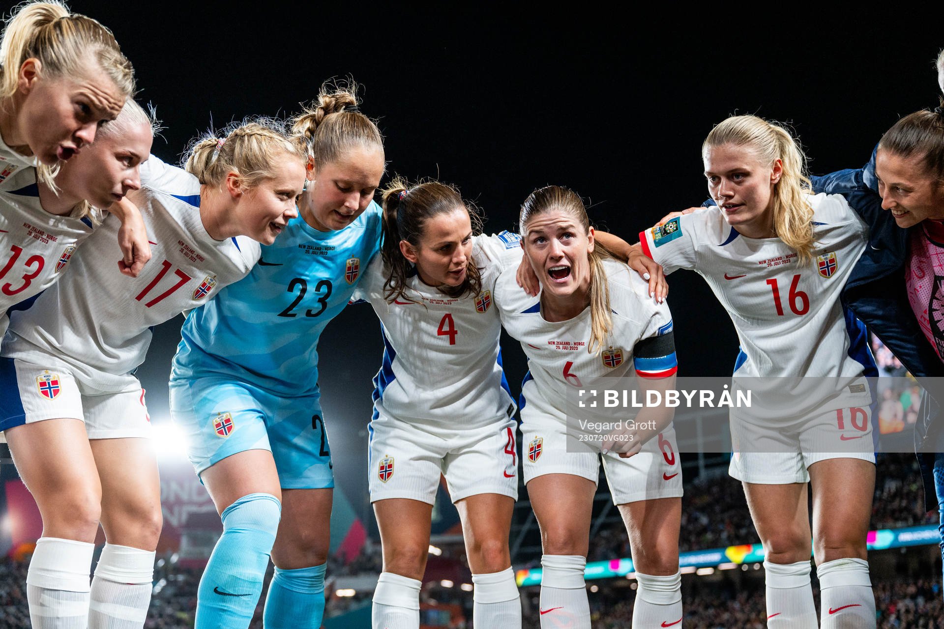 Ada Hegerberg, Thea Bjelde, Julie Blakstad, goalkeeper