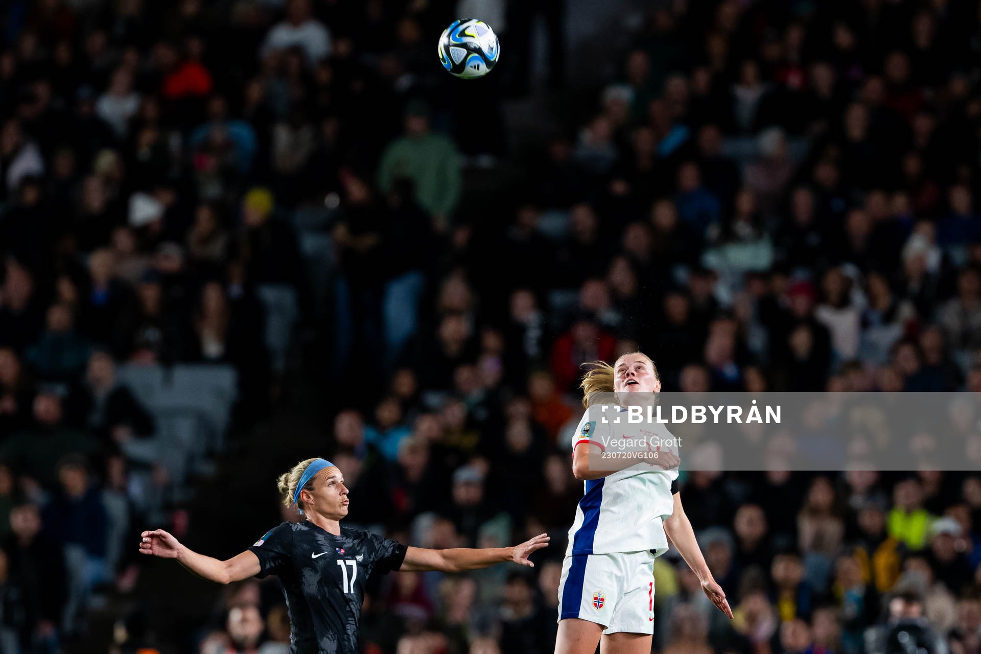Hannah Wilkinson of New Zealand and Mathilde Harviken of