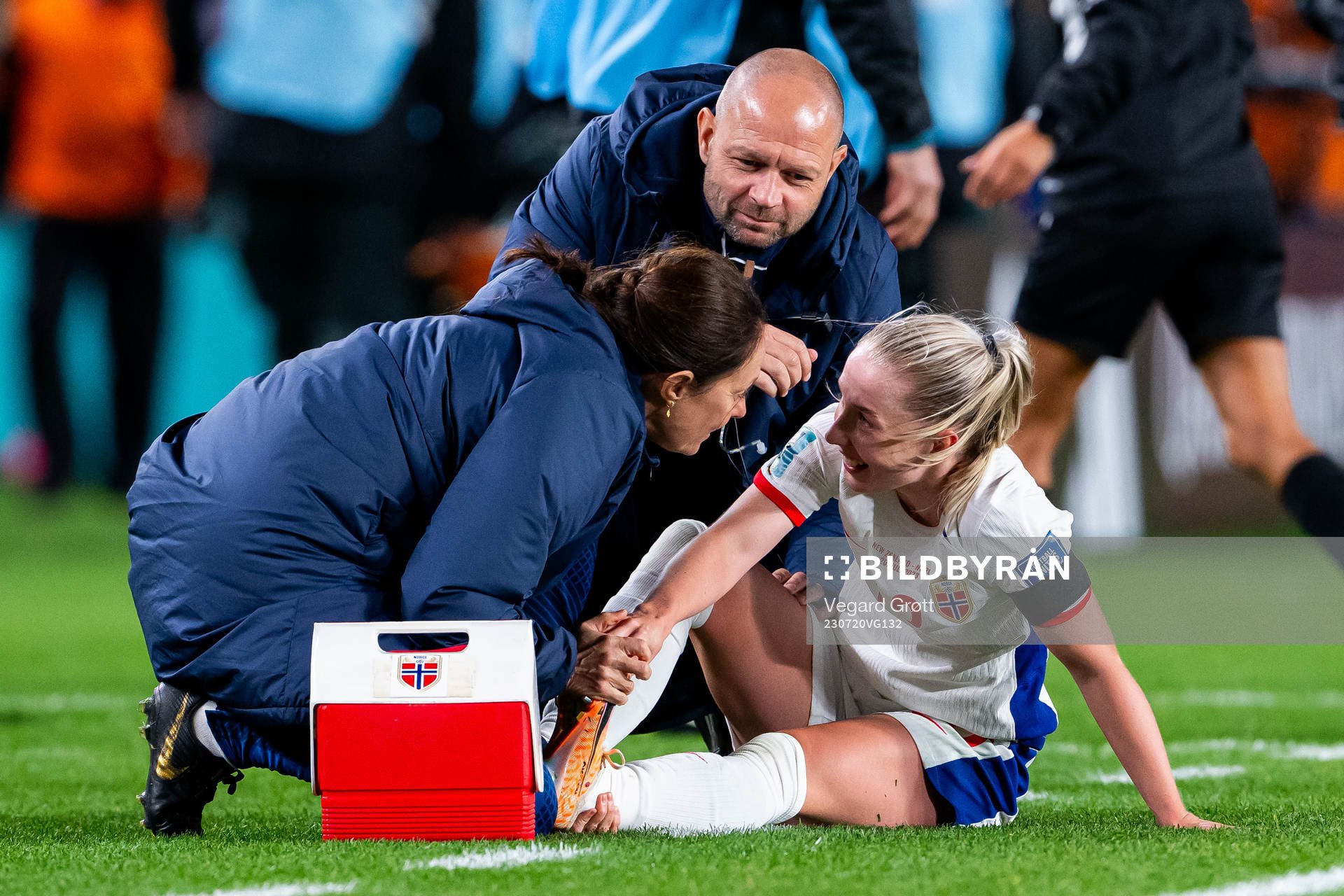 Physio Margareta Endresen, doctor Magnus Myntevik and Thea