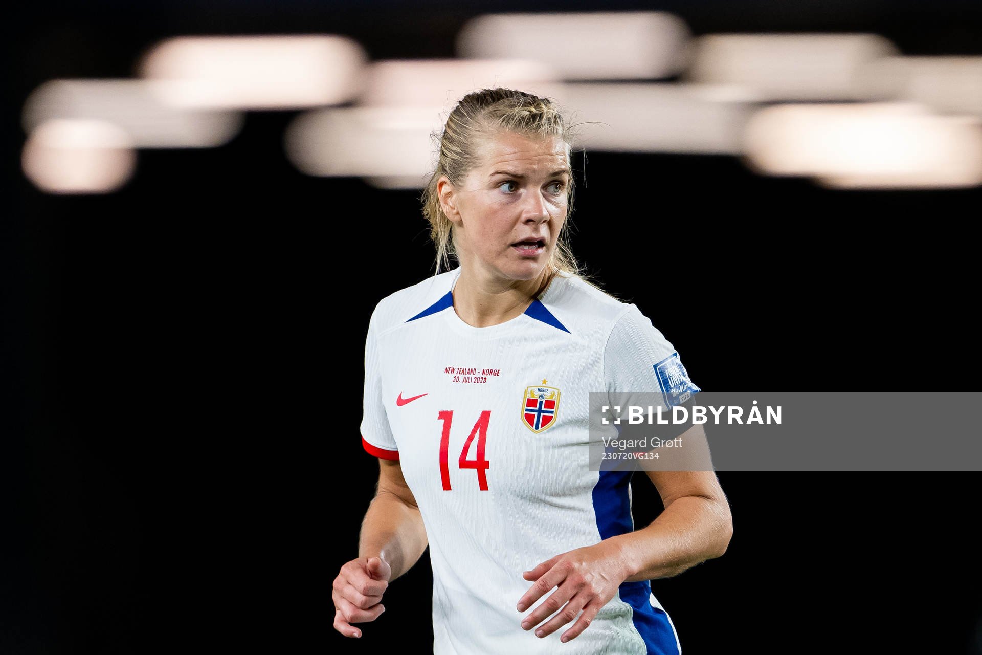 Ada Hegerberg of Norway during the FIFA Women's World Cup football match between New Zealand and Norway on July 20, 2023 in Auckland.
