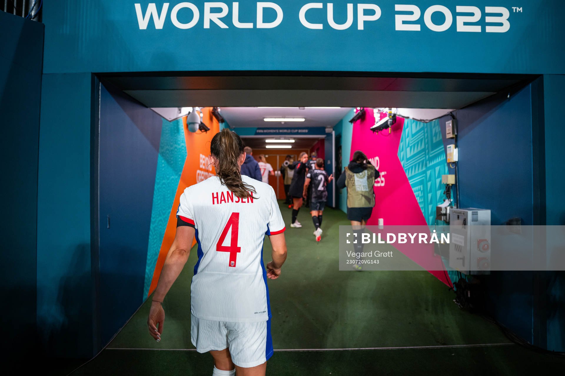 Tuva Hansen of Norway at half-time