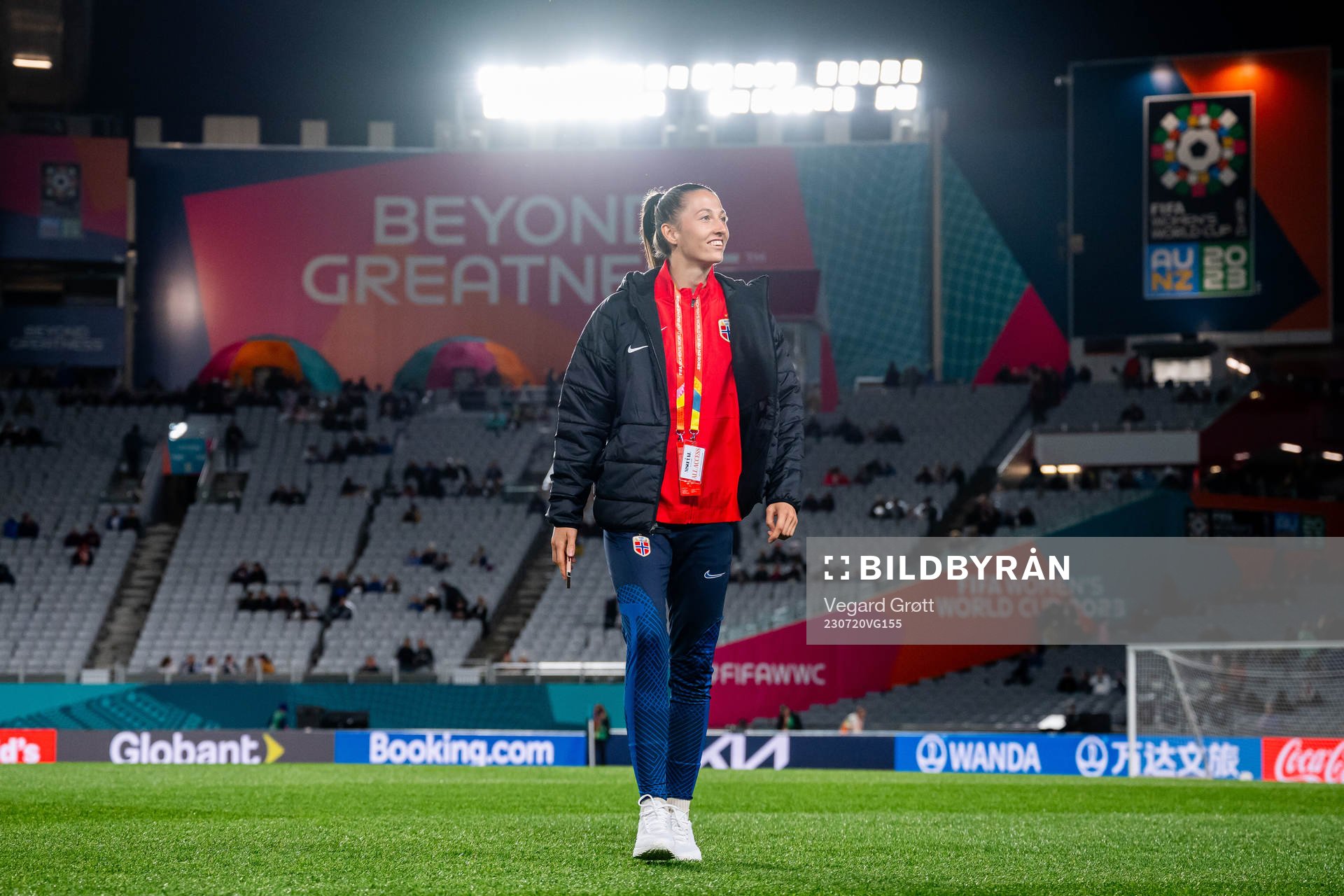 Goalkeeper Cecilie Fiskerstrand of Norway