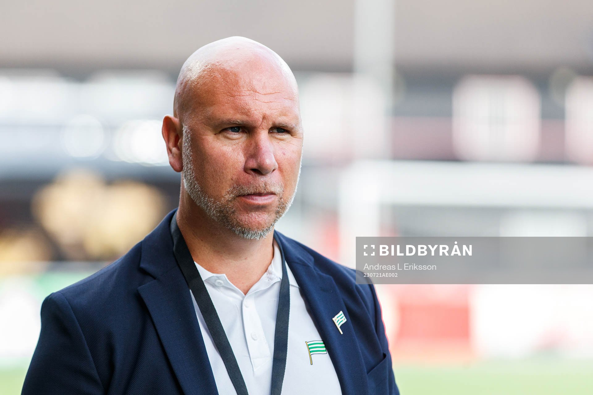 Hammarbys tf sportchef Mikael Hjelmberg innan