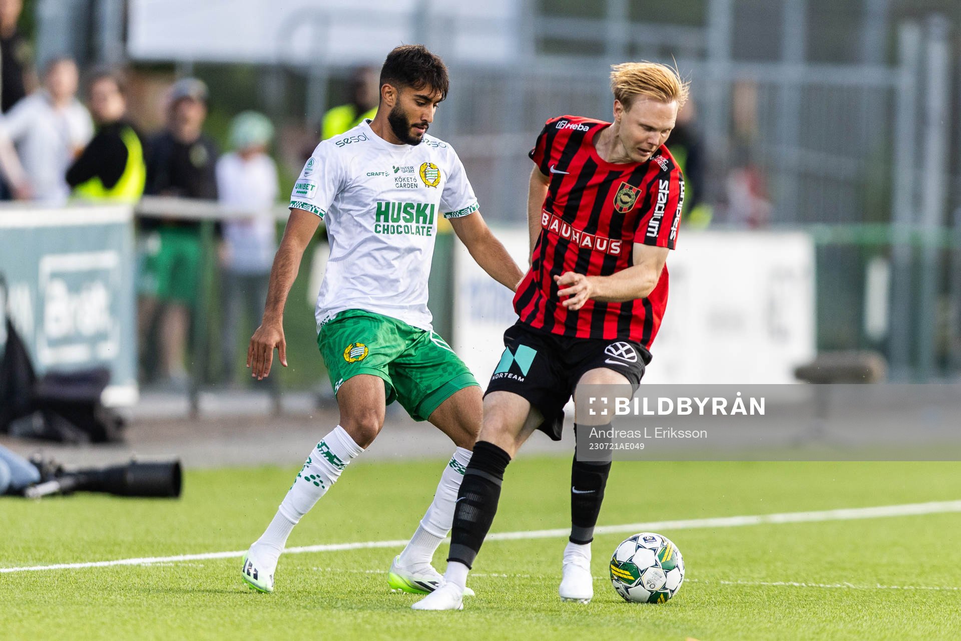 Hammarbys Montader Madjed och Brommapojkarnas Tim Waker