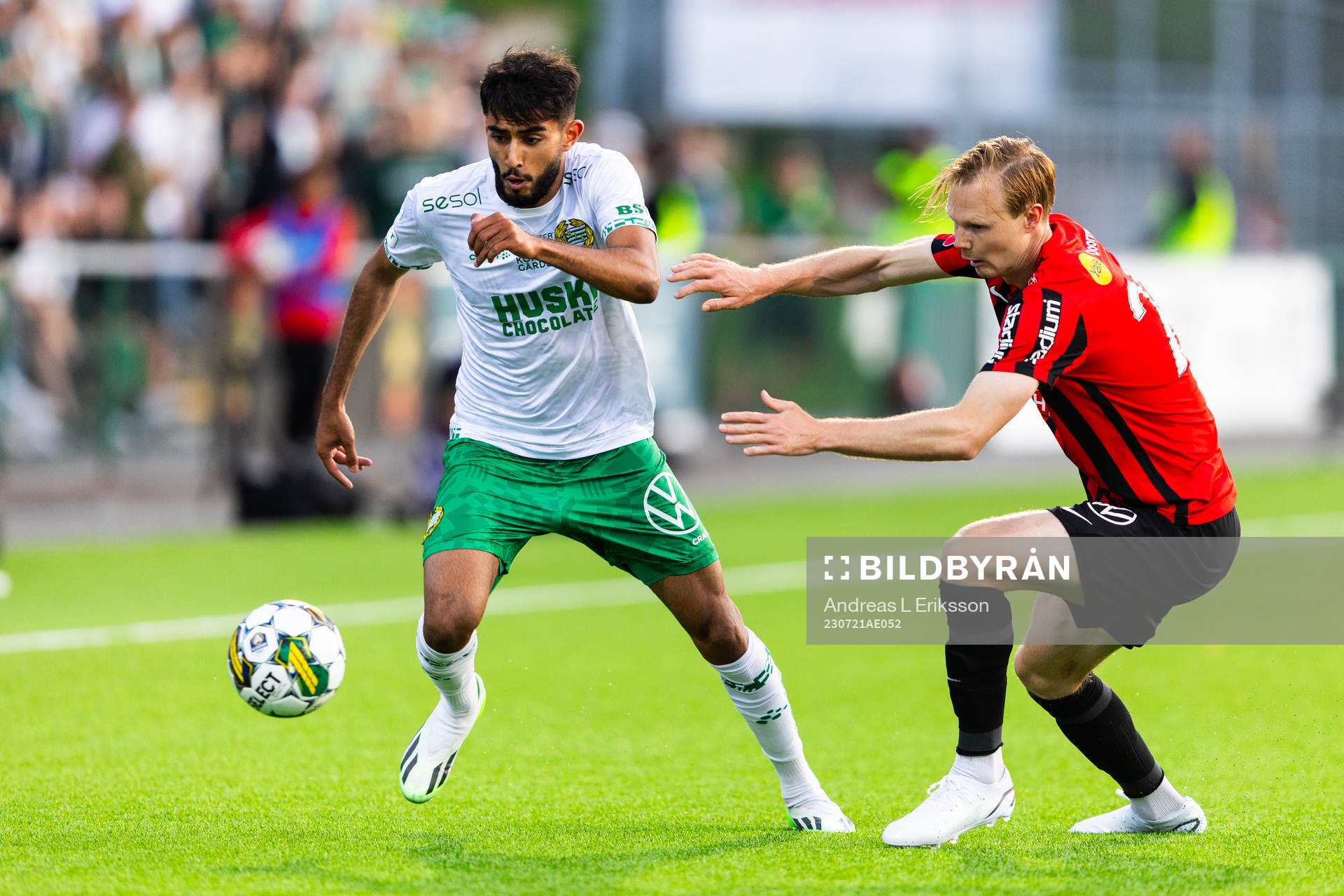 Hammarbys Montader Madjed och Brommapojkarnas Tim Waker