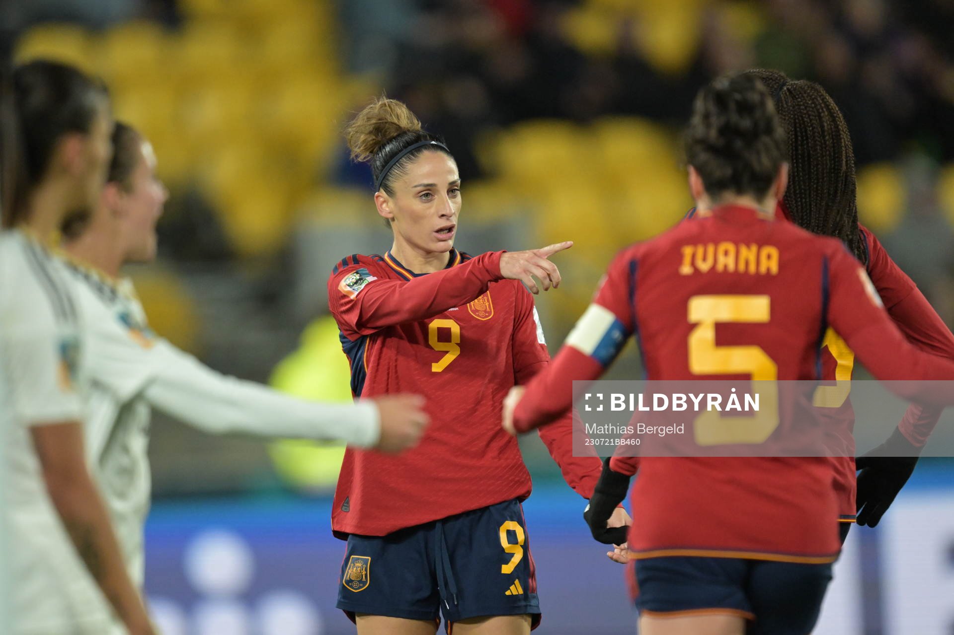 Spains Esther González Rodriguez celebrates