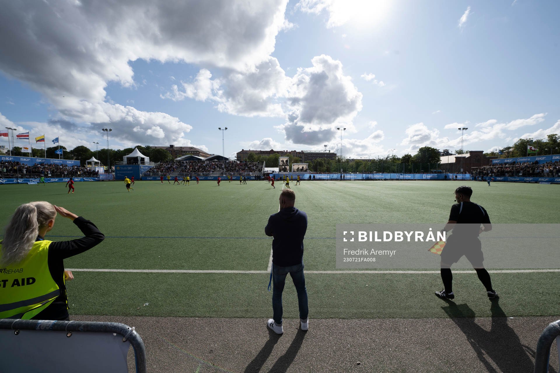 En vybild över SKF Arena