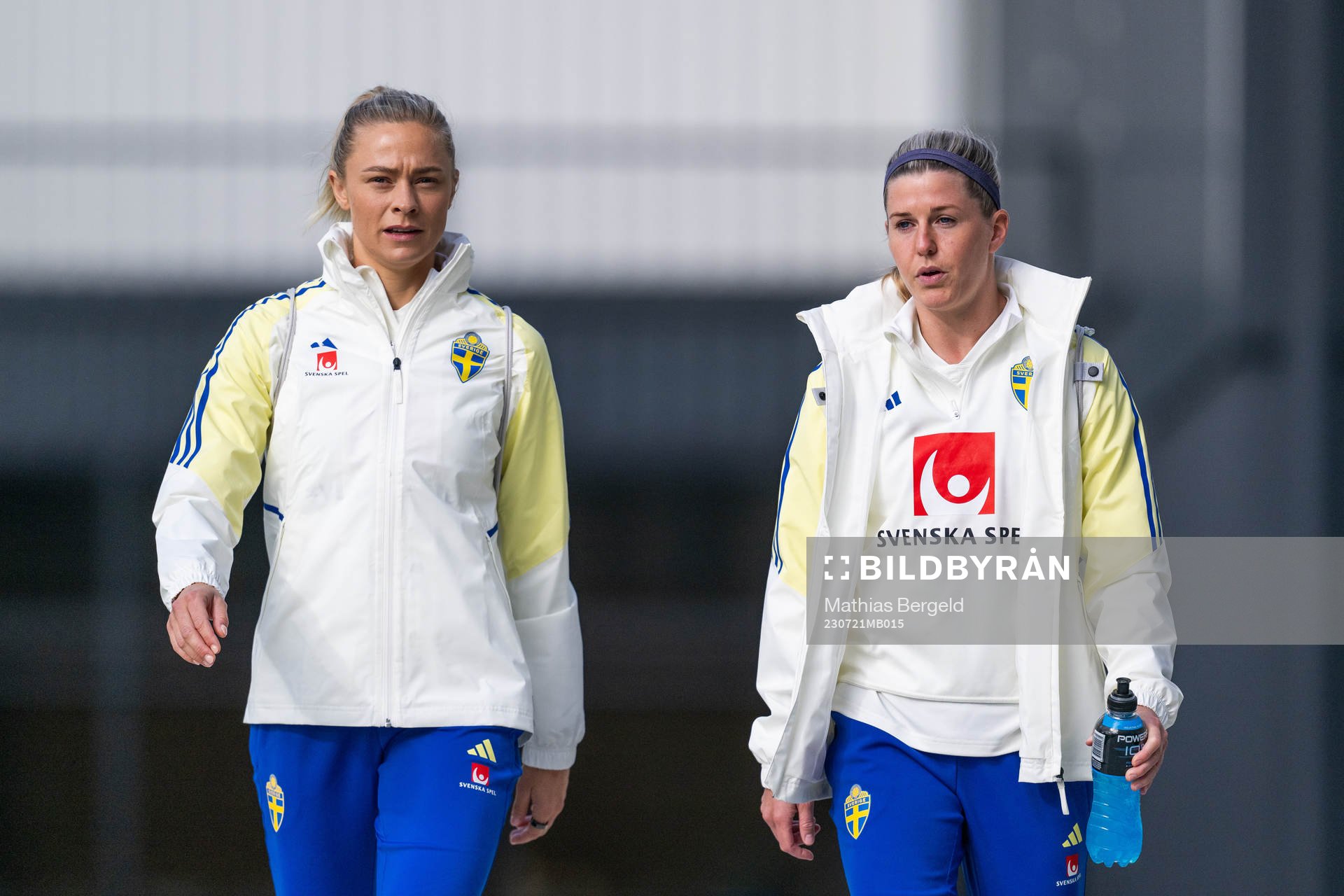 Fridolina Rolfö and Olivia Schough of the Swedish women's