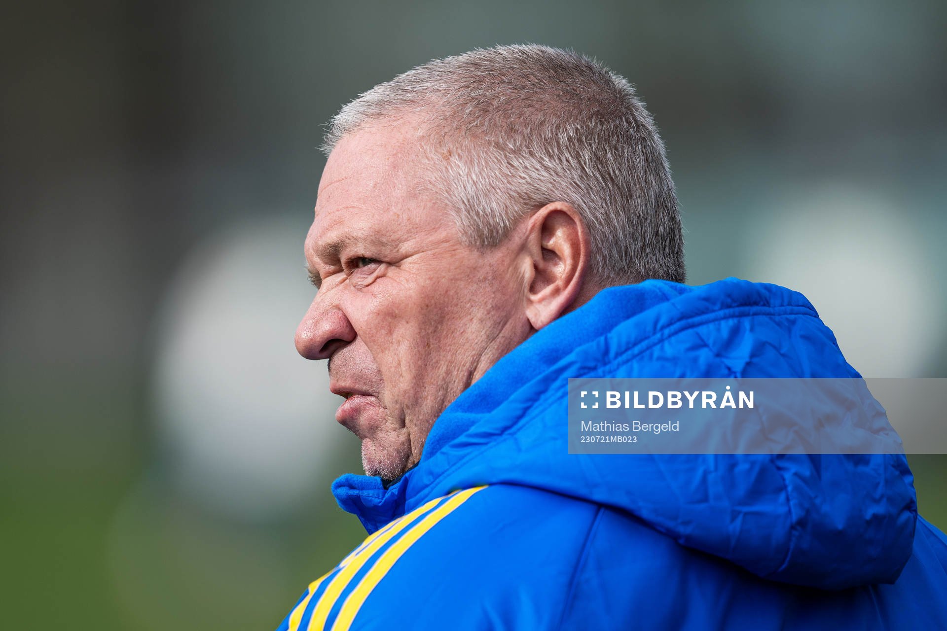Head of security Martin Fredman of the Swedish women's