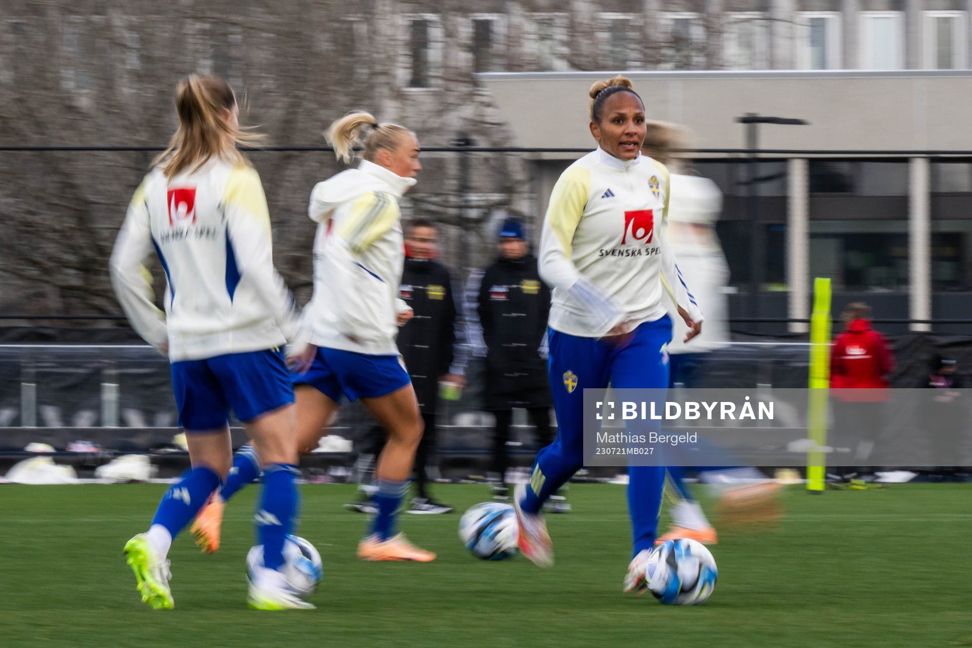 Madelen Janogy of the Swedish women's national football