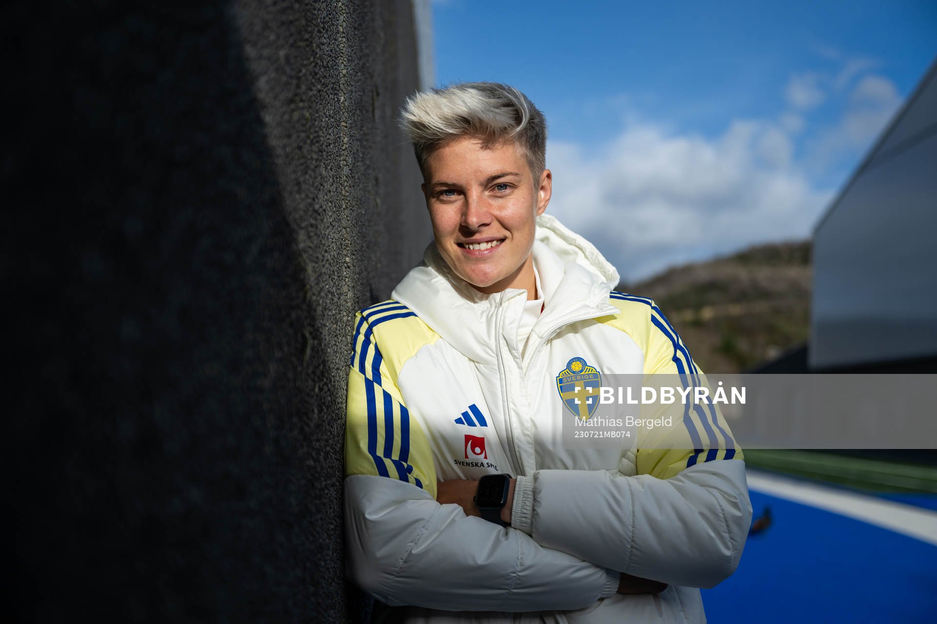 Lina Hurtig of the Swedish women's national football team