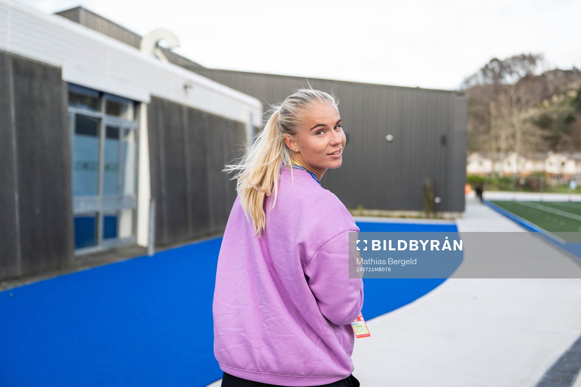 Stina Lennartsson of the Swedish women's national football