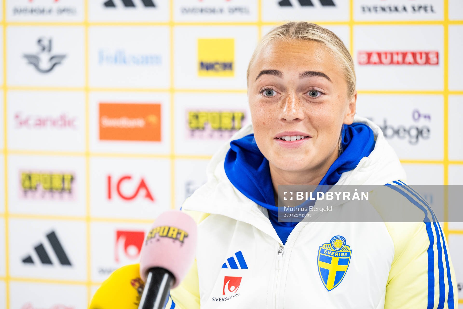 Hanna Bennison of the Swedish women's national football