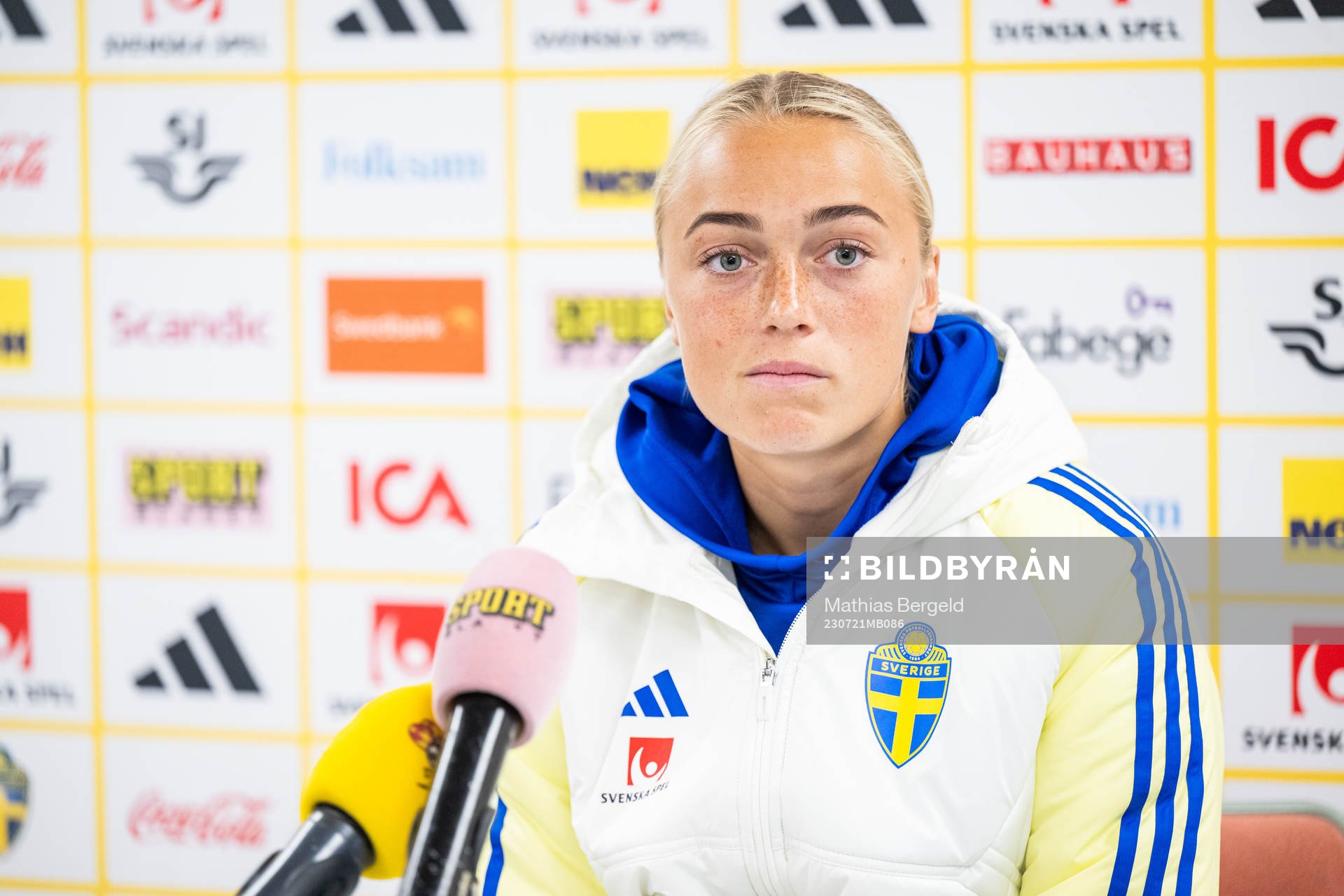 Hanna Bennison of the Swedish women's national football