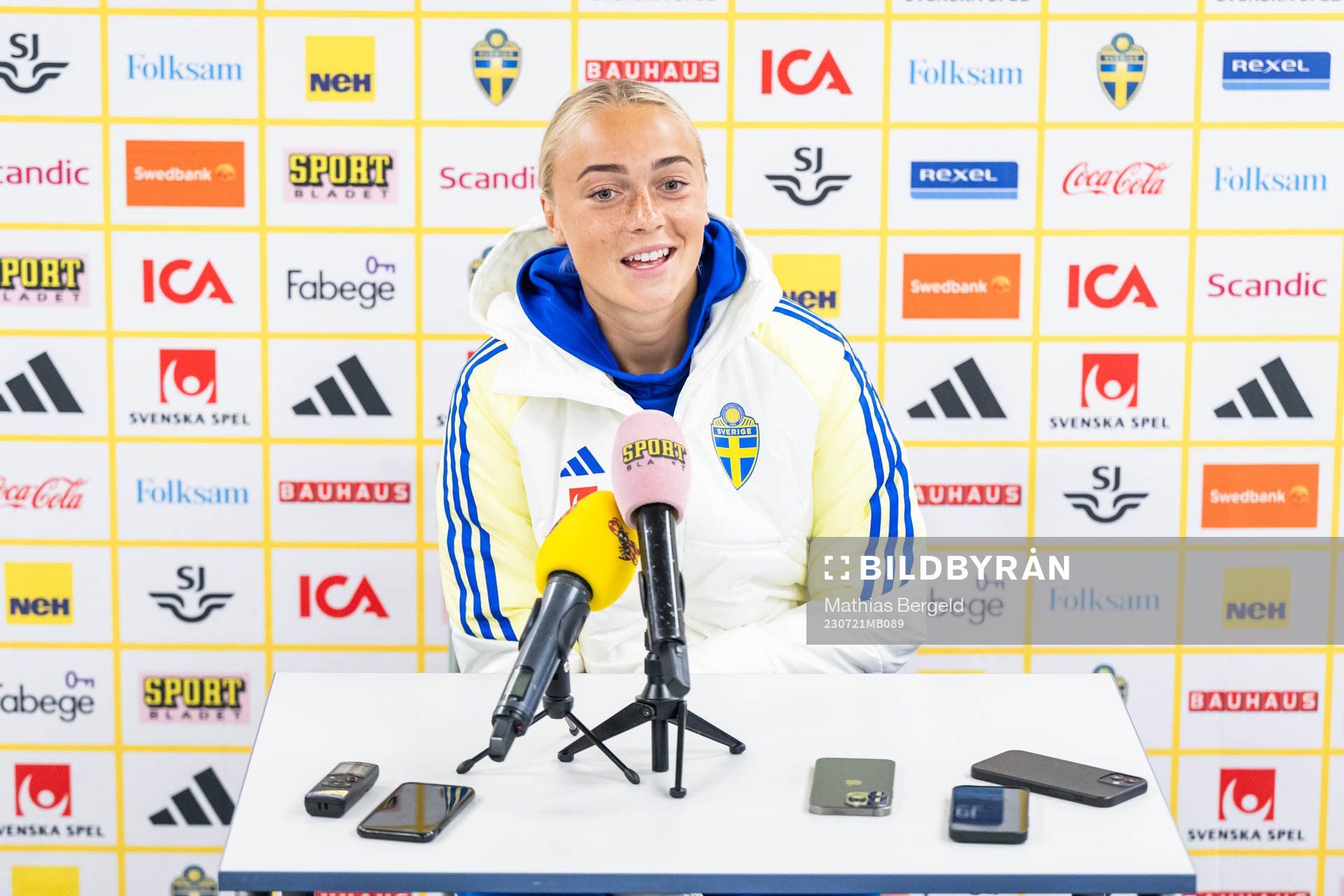 Hanna Bennison of the Swedish women's national football
