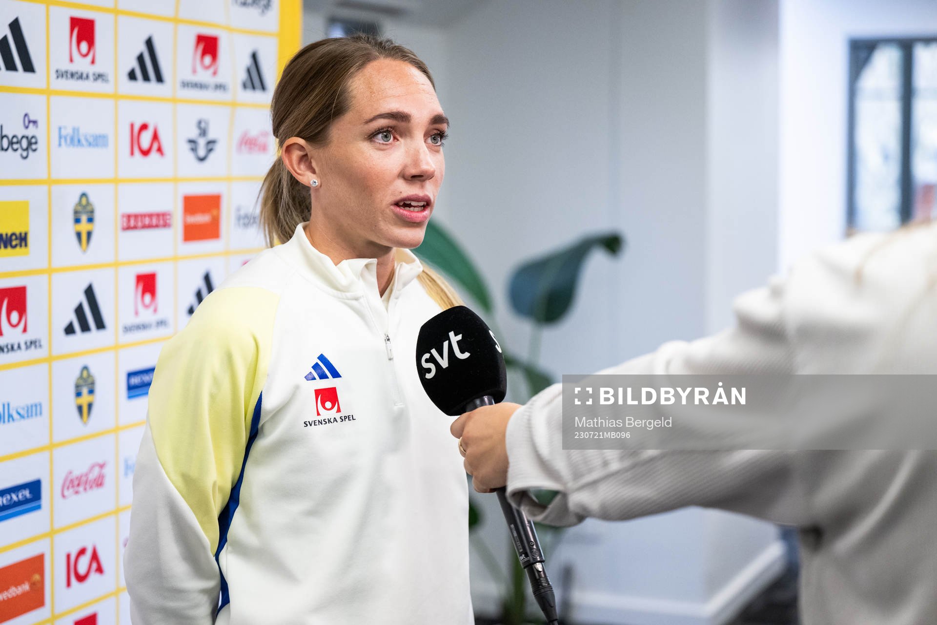 Elin Rubensson of the Swedish women's national football