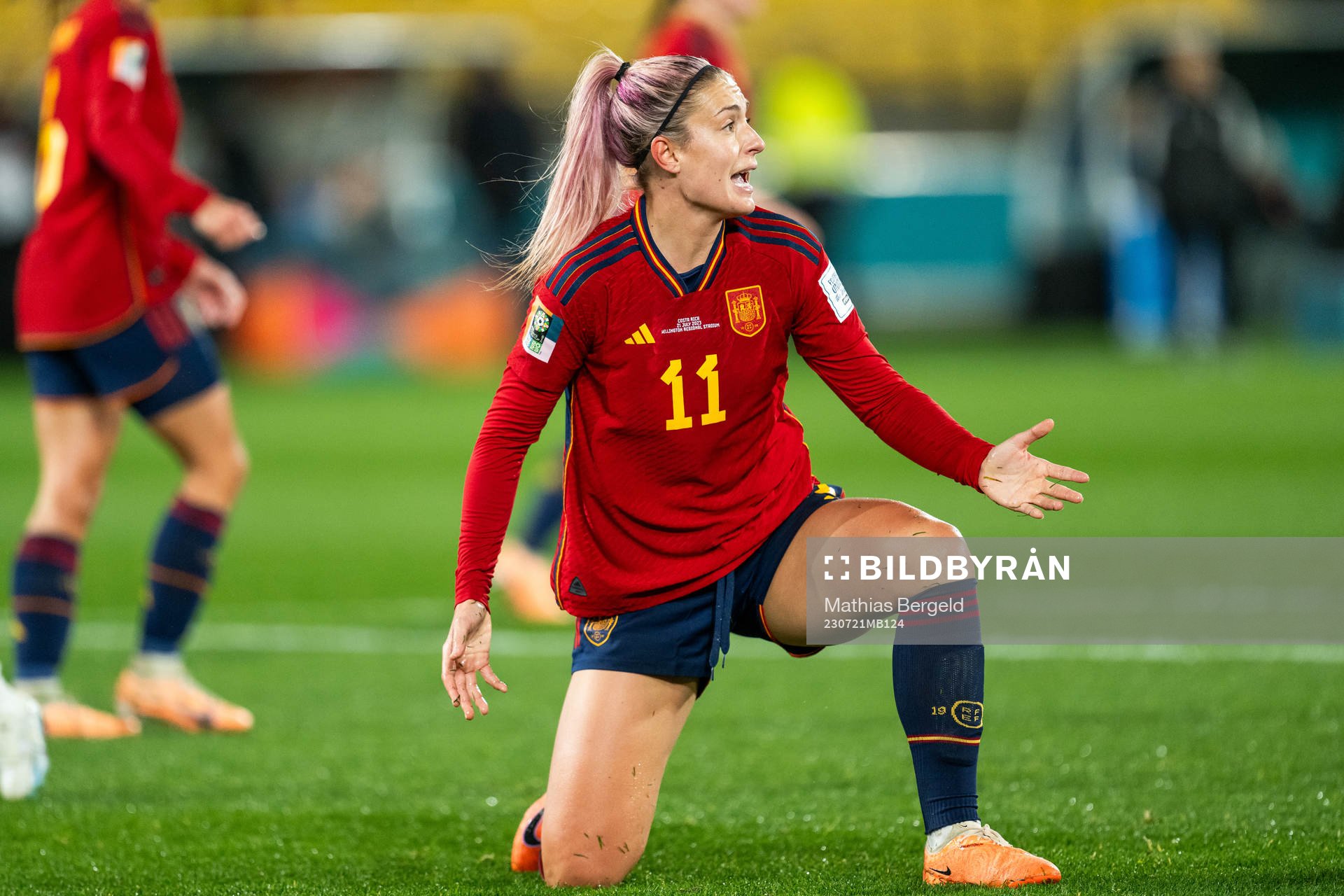 Alexia Putellas of Spain reacts