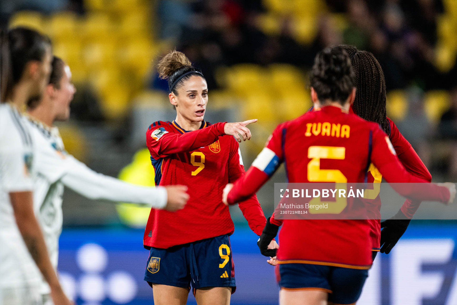 Esther Gonzalez of Spain celebrates