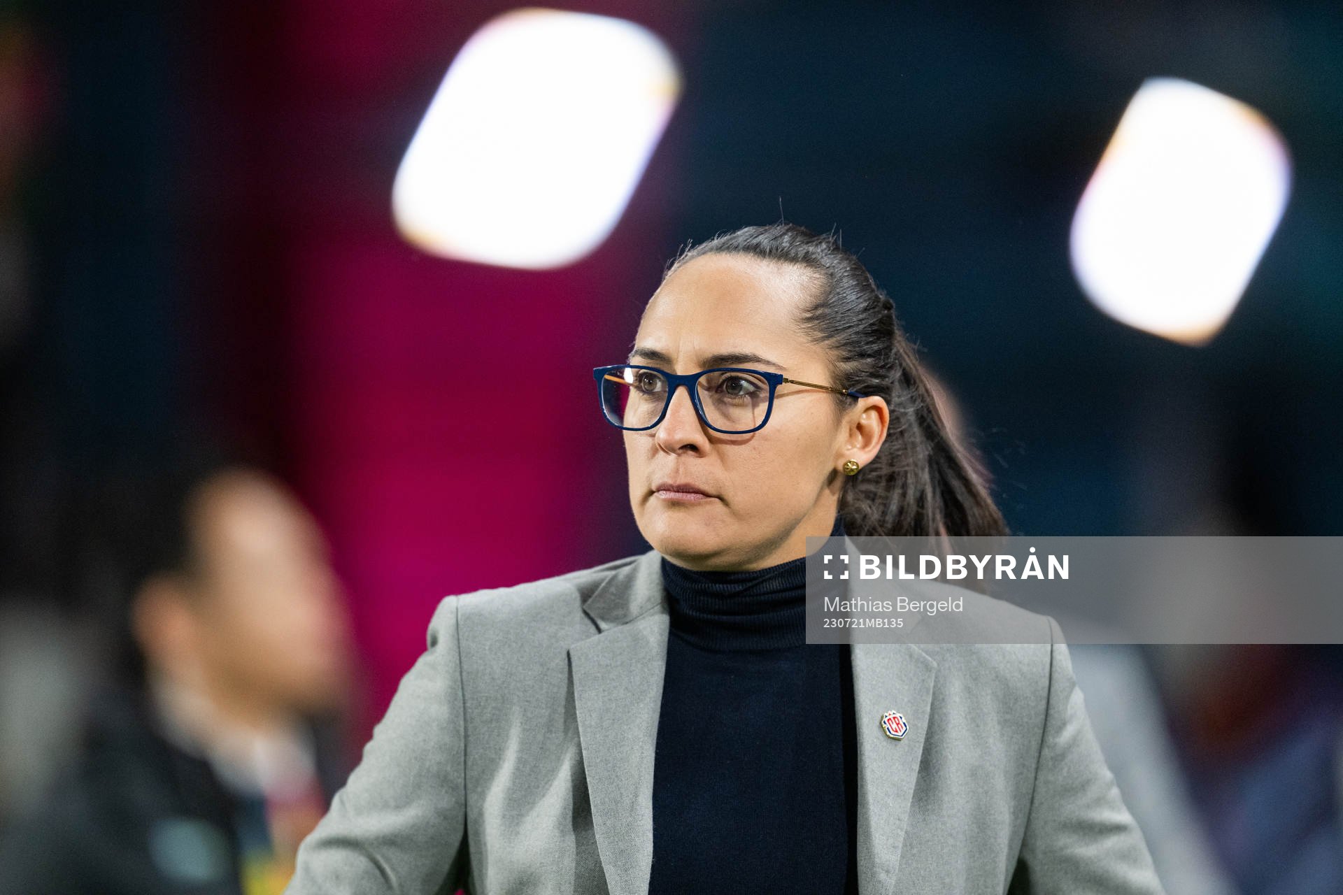 Head coach Amelia Valverde of Costa Rica