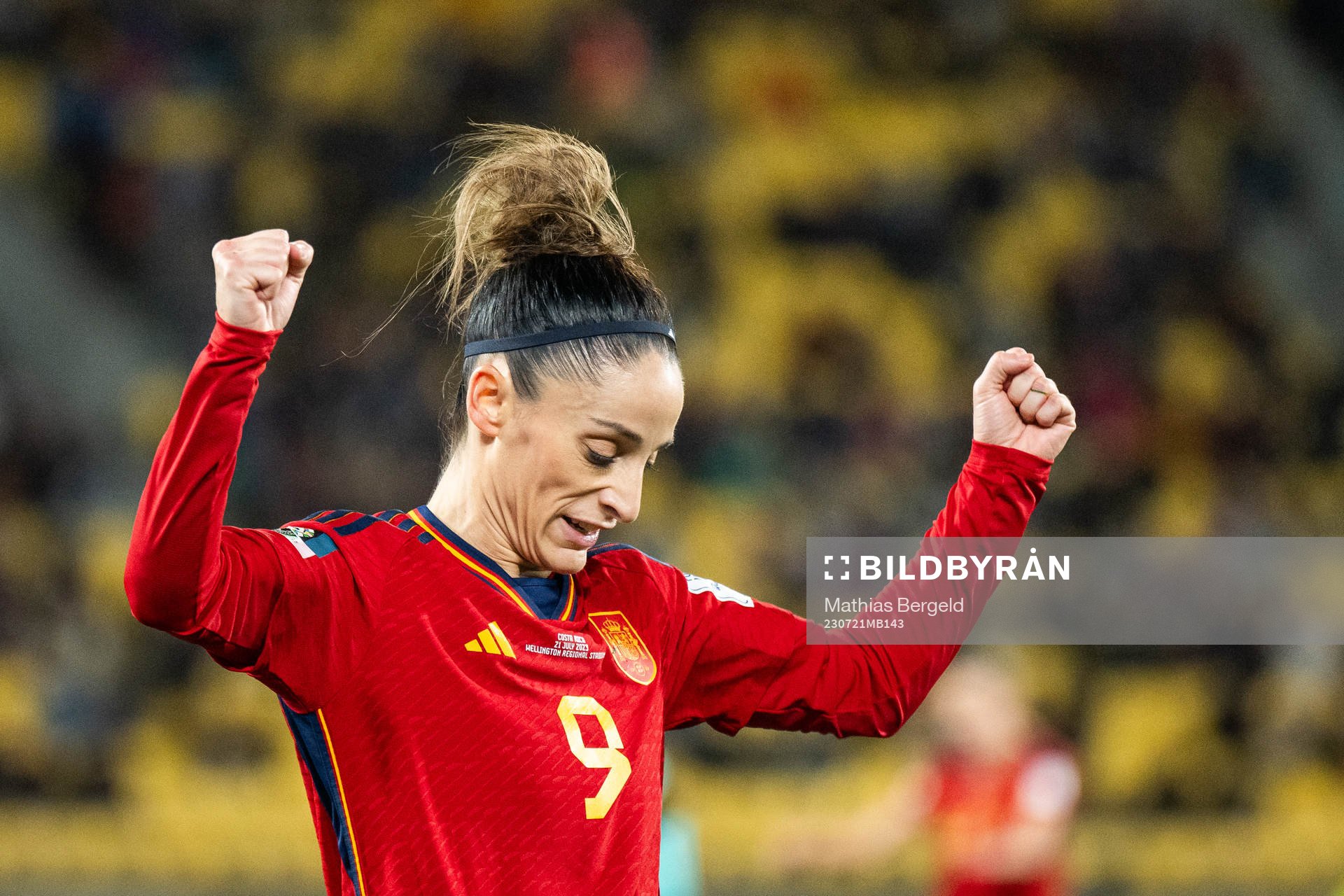 Esther Gonzalez of Spain celebrates