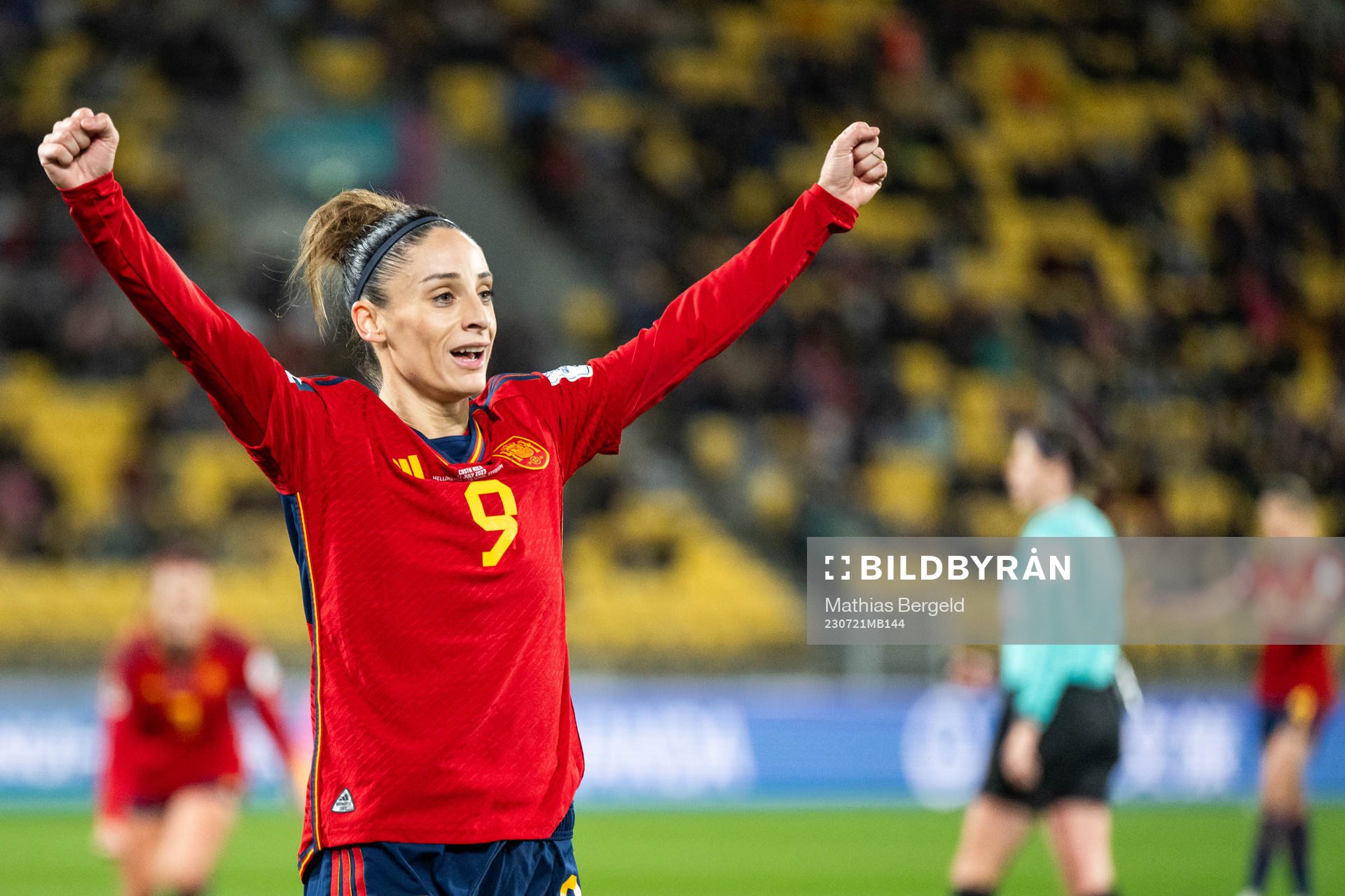 Esther Gonzalez of Spain celebrates