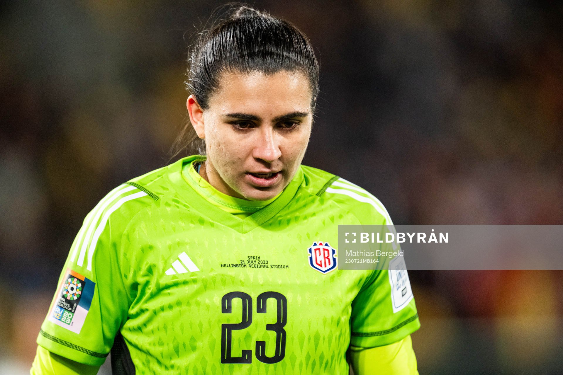 Goalkeeper Daniela Solera of Costa Rica