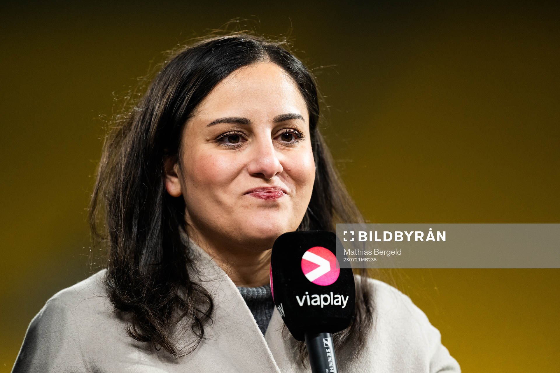 Jennifer Kücükaslan of Swedish broadcaster Viaplay