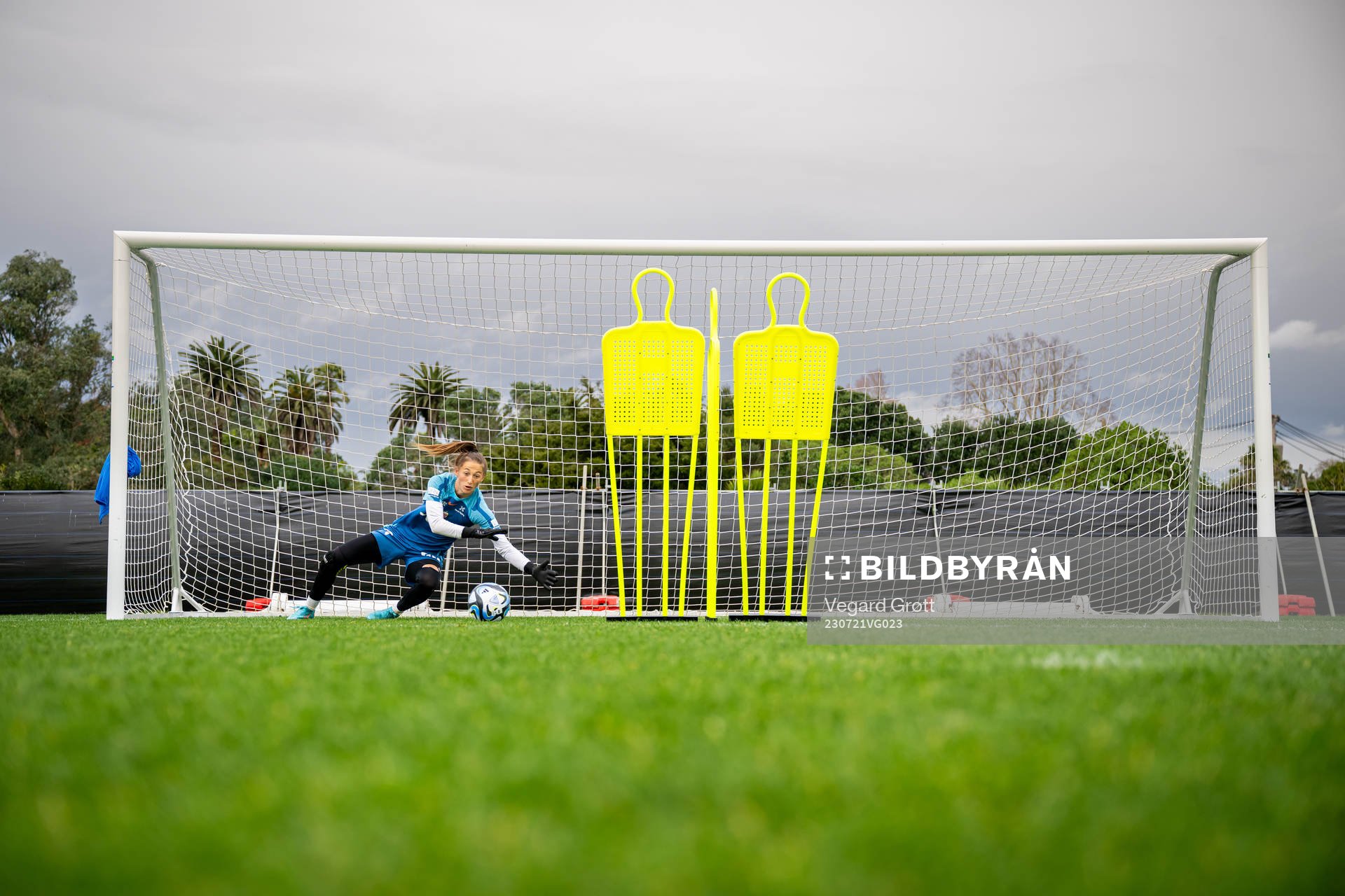 Goalkeeper Cecilie Fiskerstrand of the Norwegian women’s