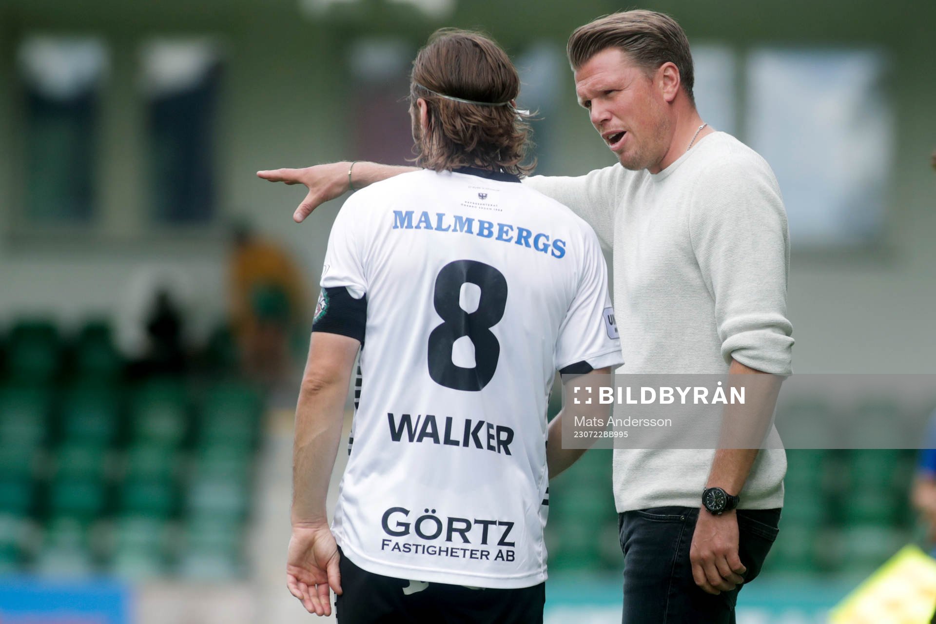 Örebros huvudtränare Christian Järdler och Kevin Walker