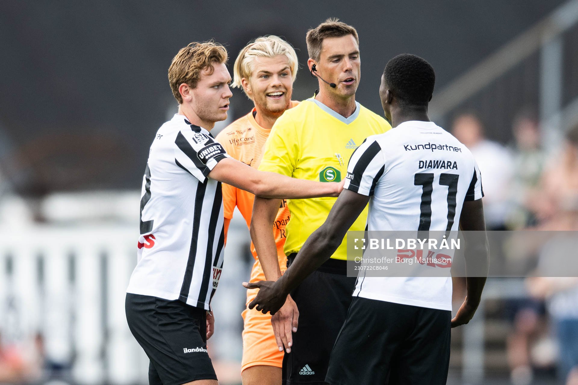 Landskronas Ousmane Diawara och AFC Eskilstunas Mattis