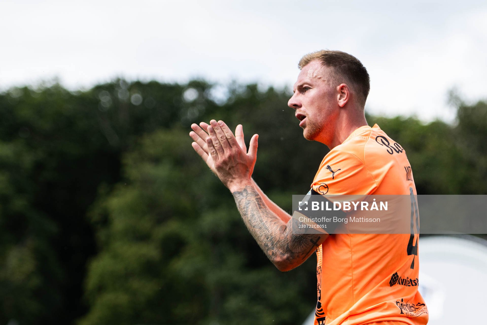 AFC Eskilstunas Jesper Modig jublar