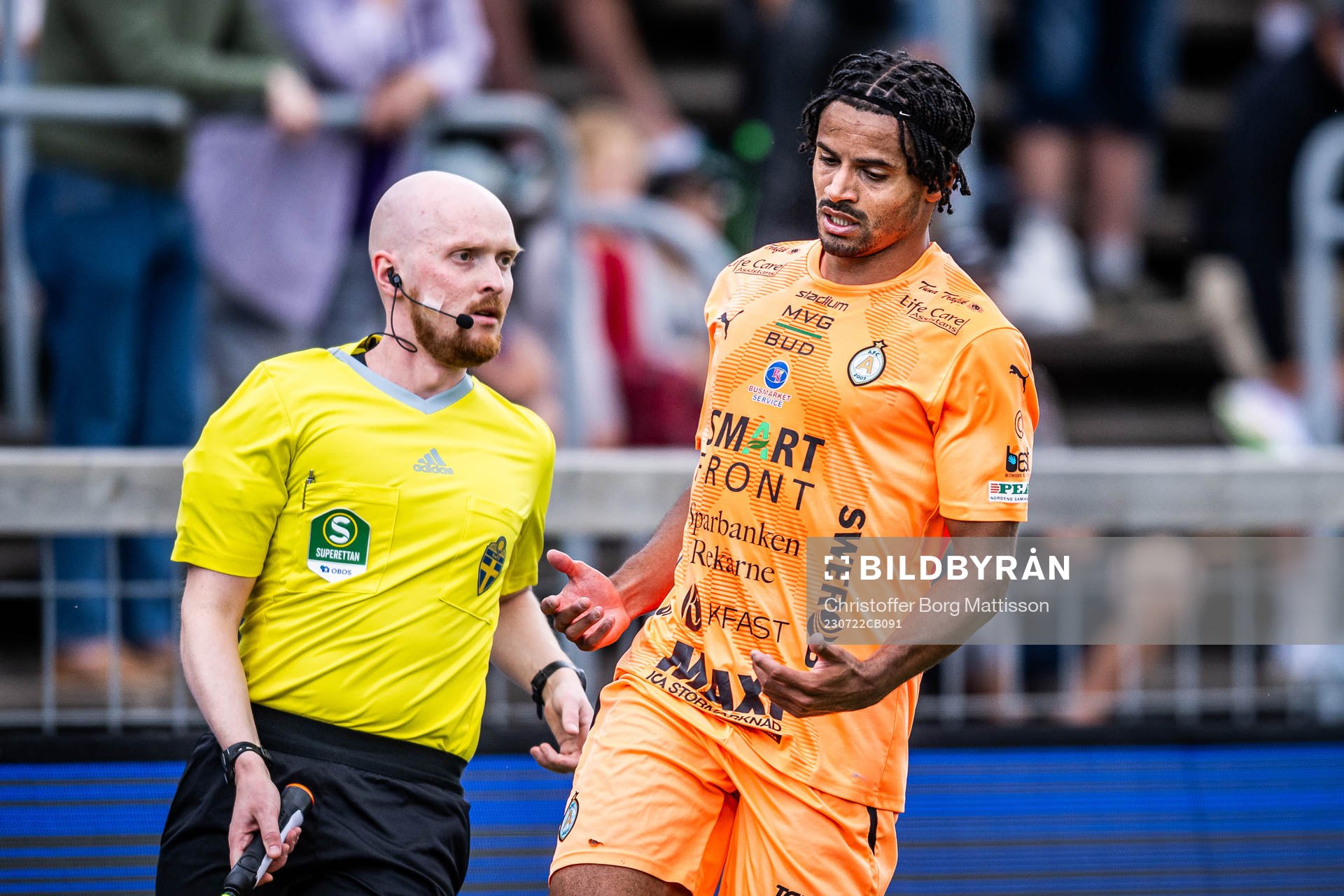 AFC Eskilstunas Ezekiel David Fryers deppar