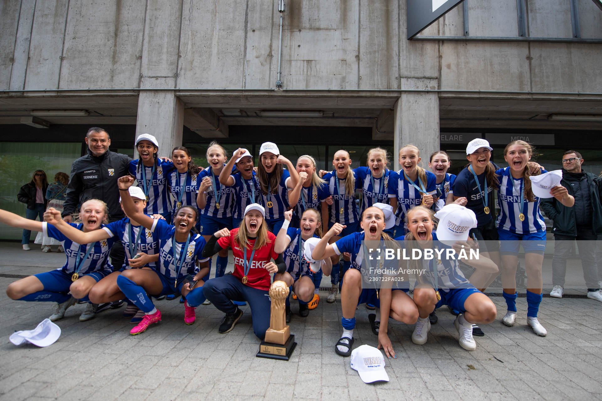 IFK Göteborgs lag jublar