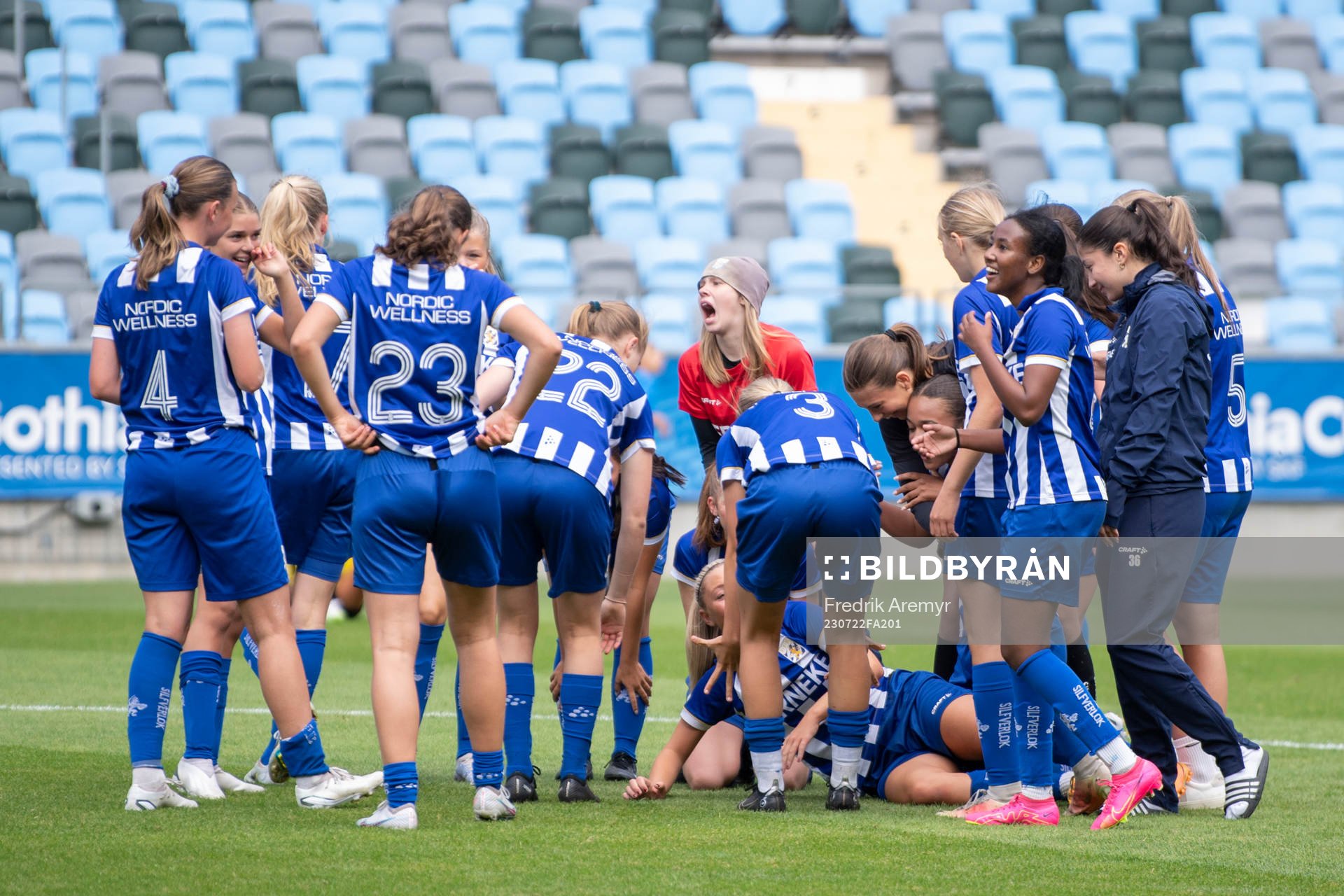 IFK Göteborgs spelare jublar