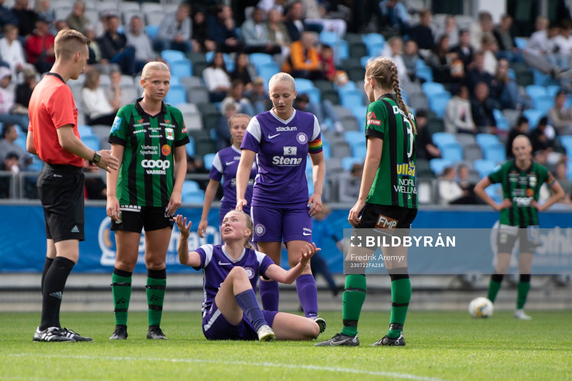 En spelare i Jitex reagerar på ett beslut