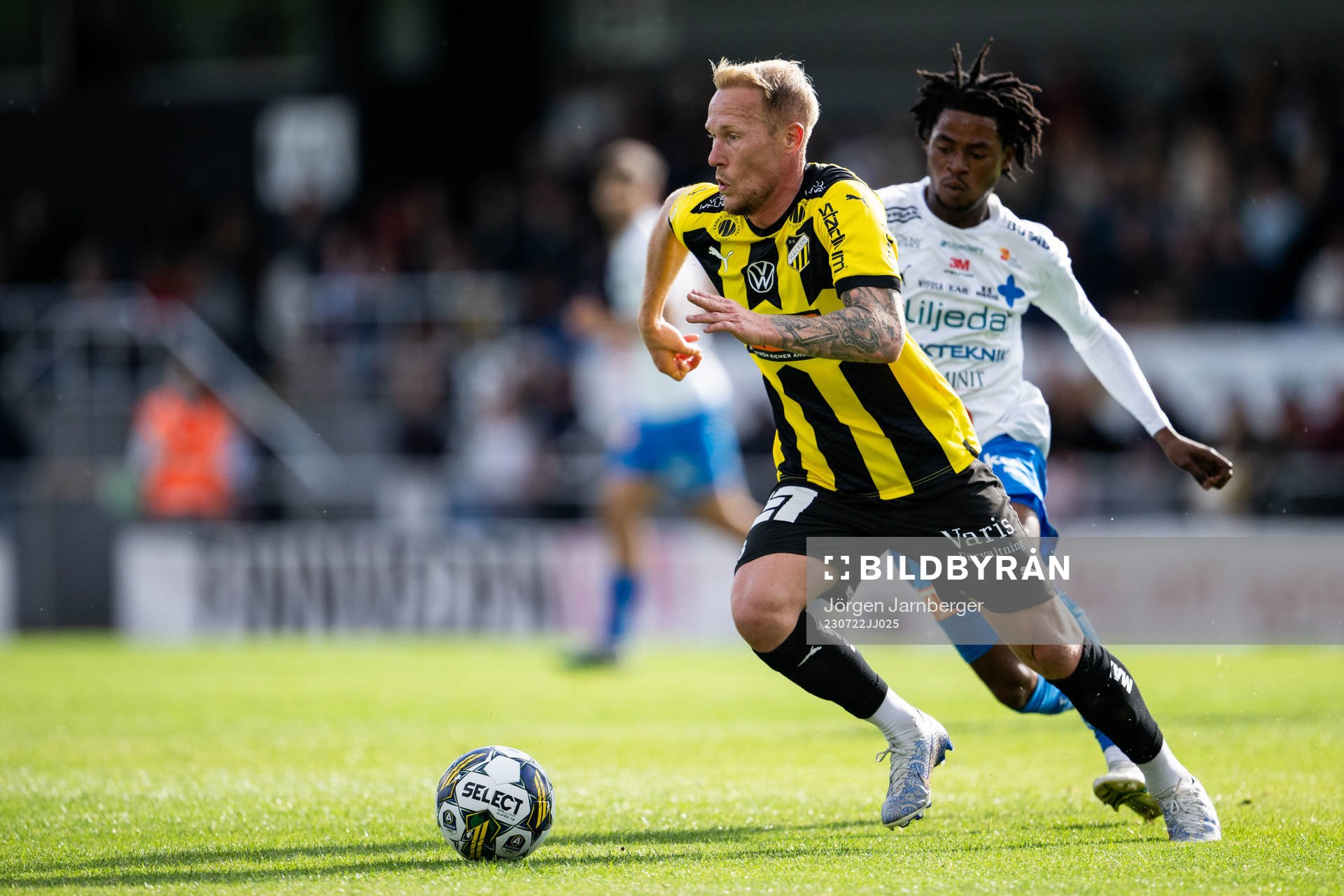Häckens Mikkel Rygaard Jensen och Värnamos Frank Junior