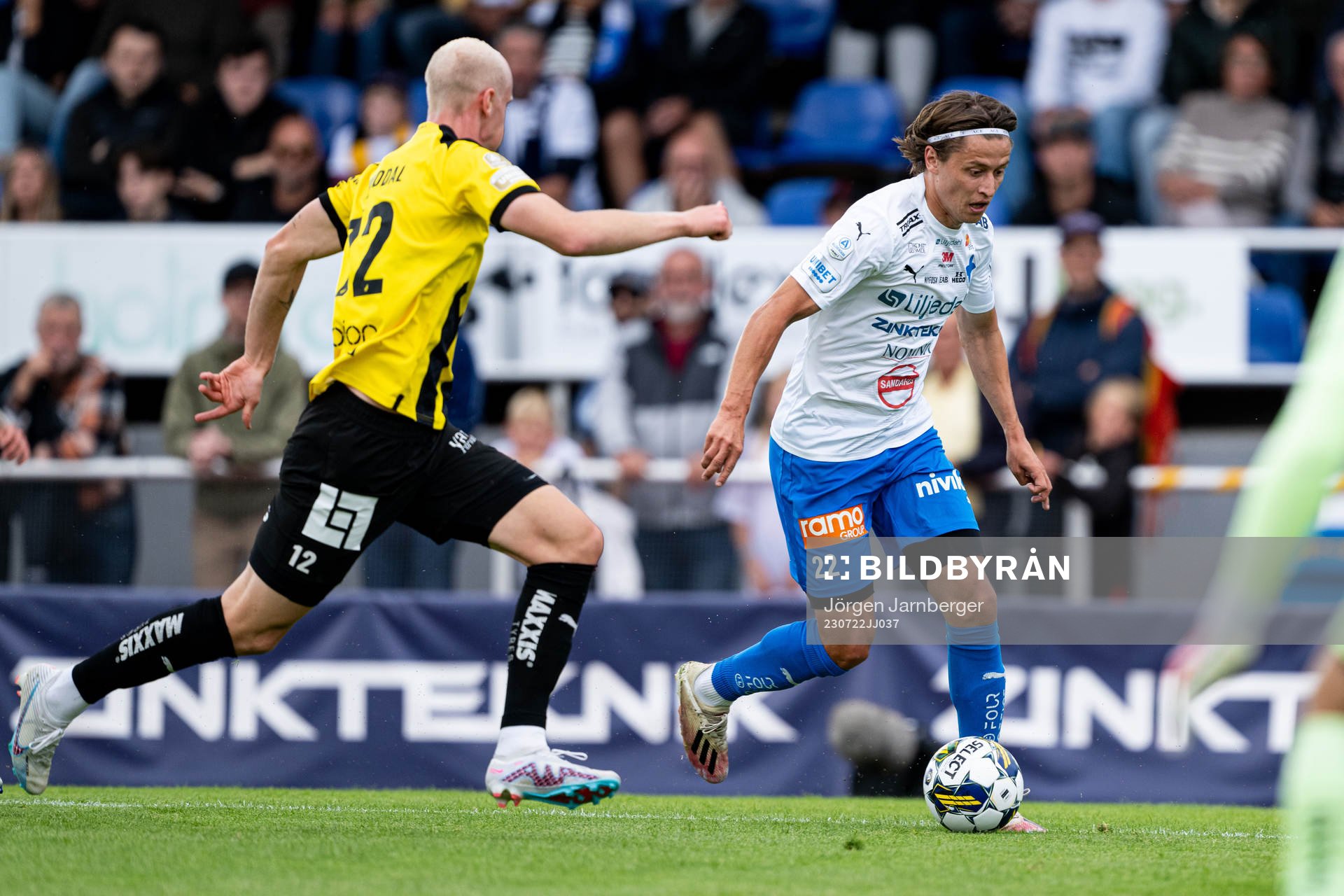 Häckens Valgeir Lunddal och Värnamos Simon Thern