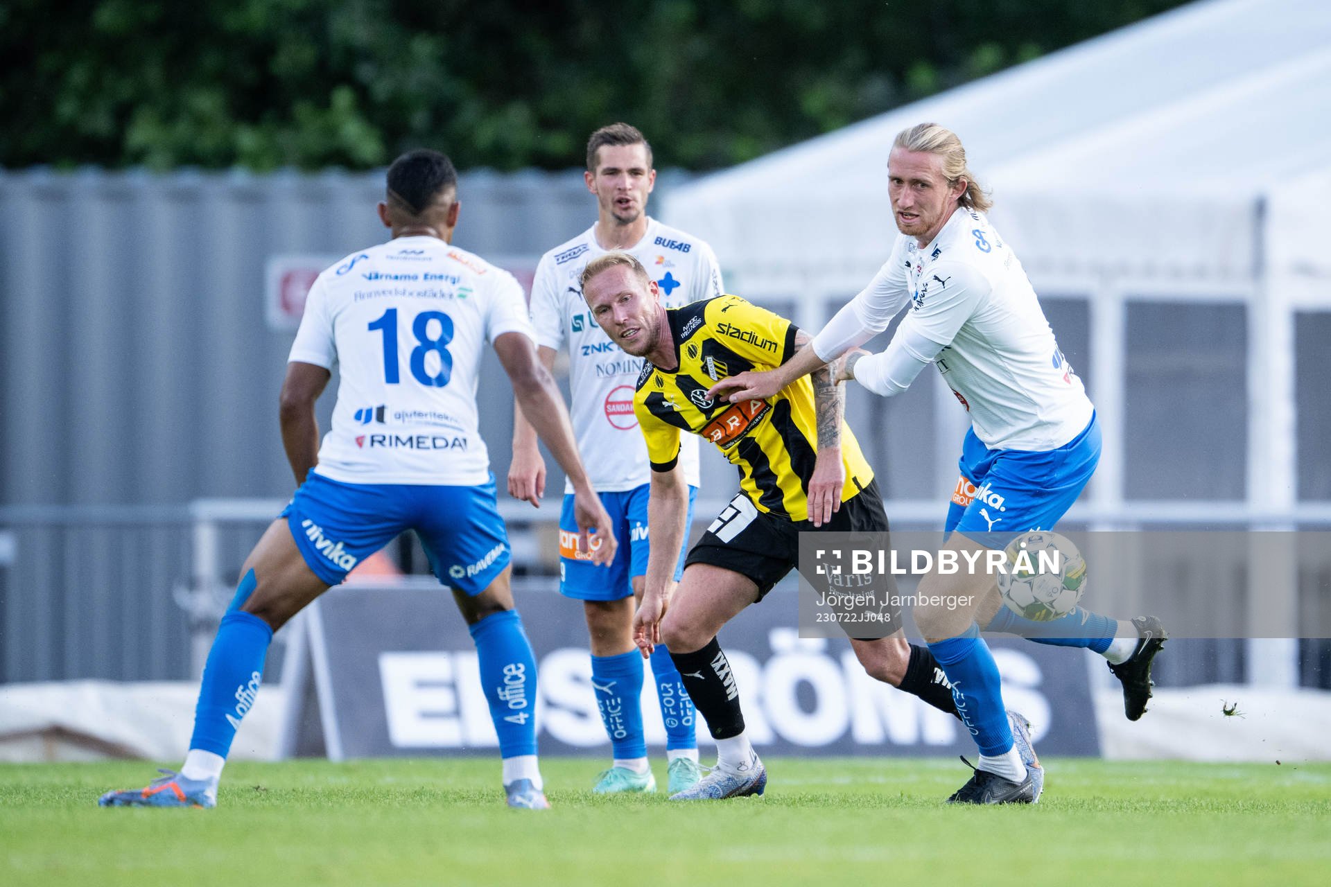 Häckens Mikkel Rygaard Jensen och Värnamos Hampus