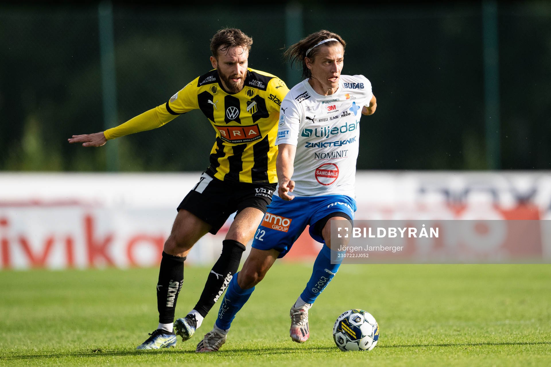 Häckens Simon Sandberg och Värnamos Simon Thern