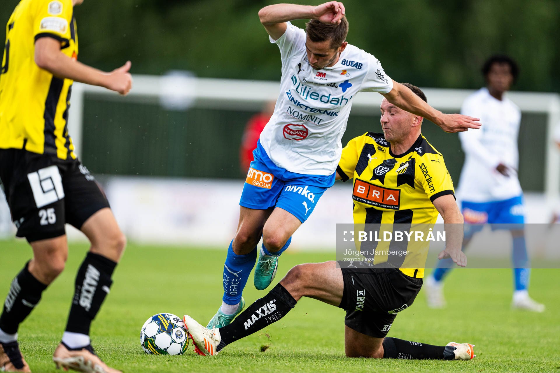 Värnamos Oscar Johansson och Häckens Even Hovland