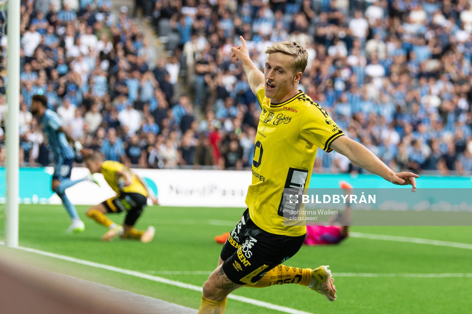 Elfsborgs Jeppe Møldrup Okkels jublar